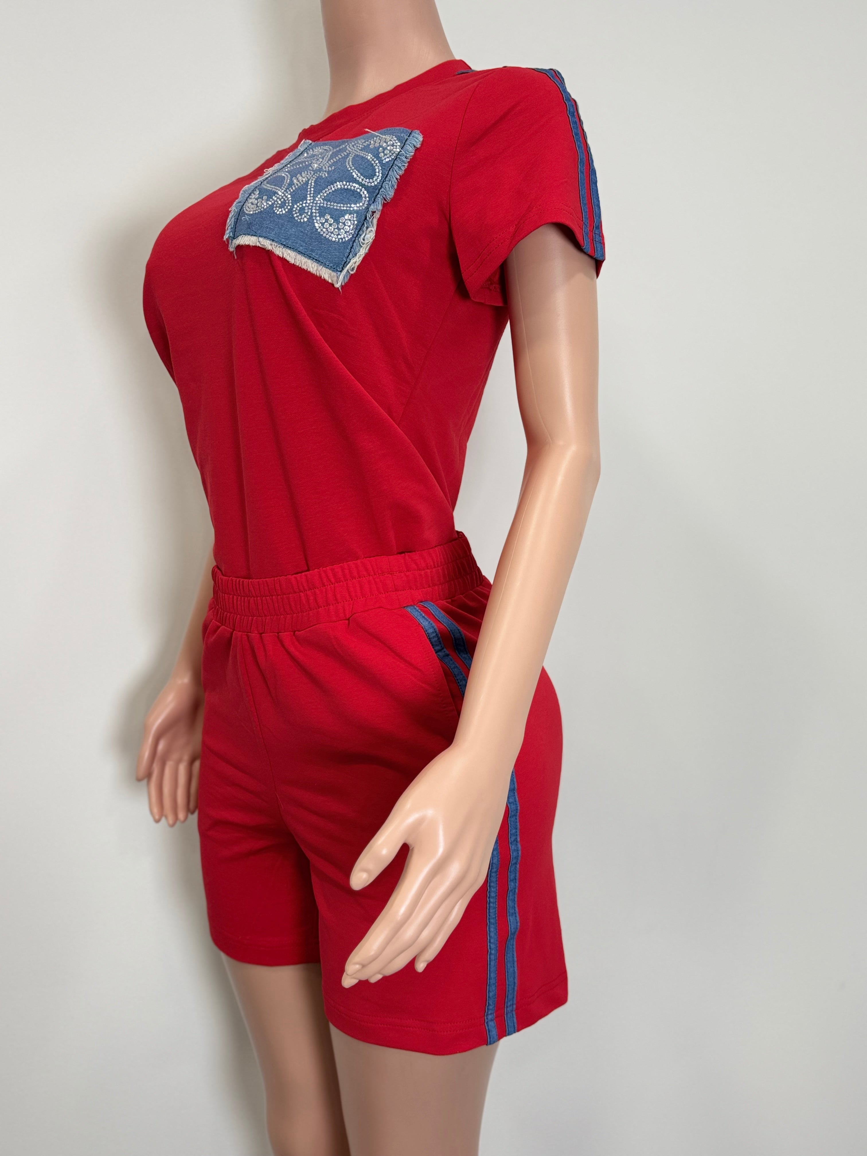 N1542 Denim Patch Street Set