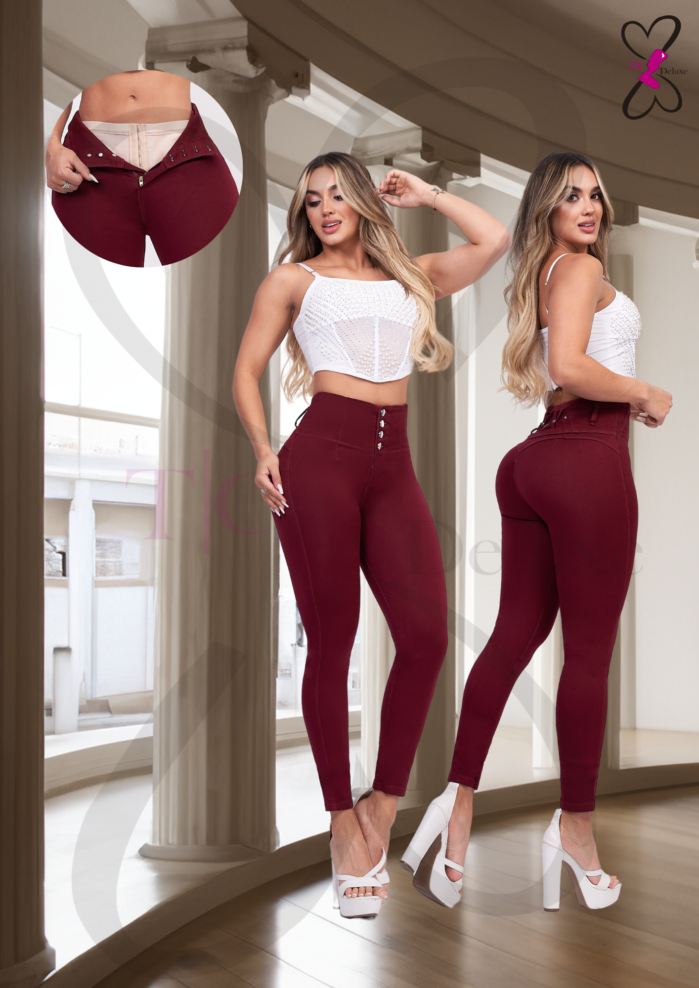 FRANCHESCA Colombian Jean with Internal Girdle Style 180 Panty