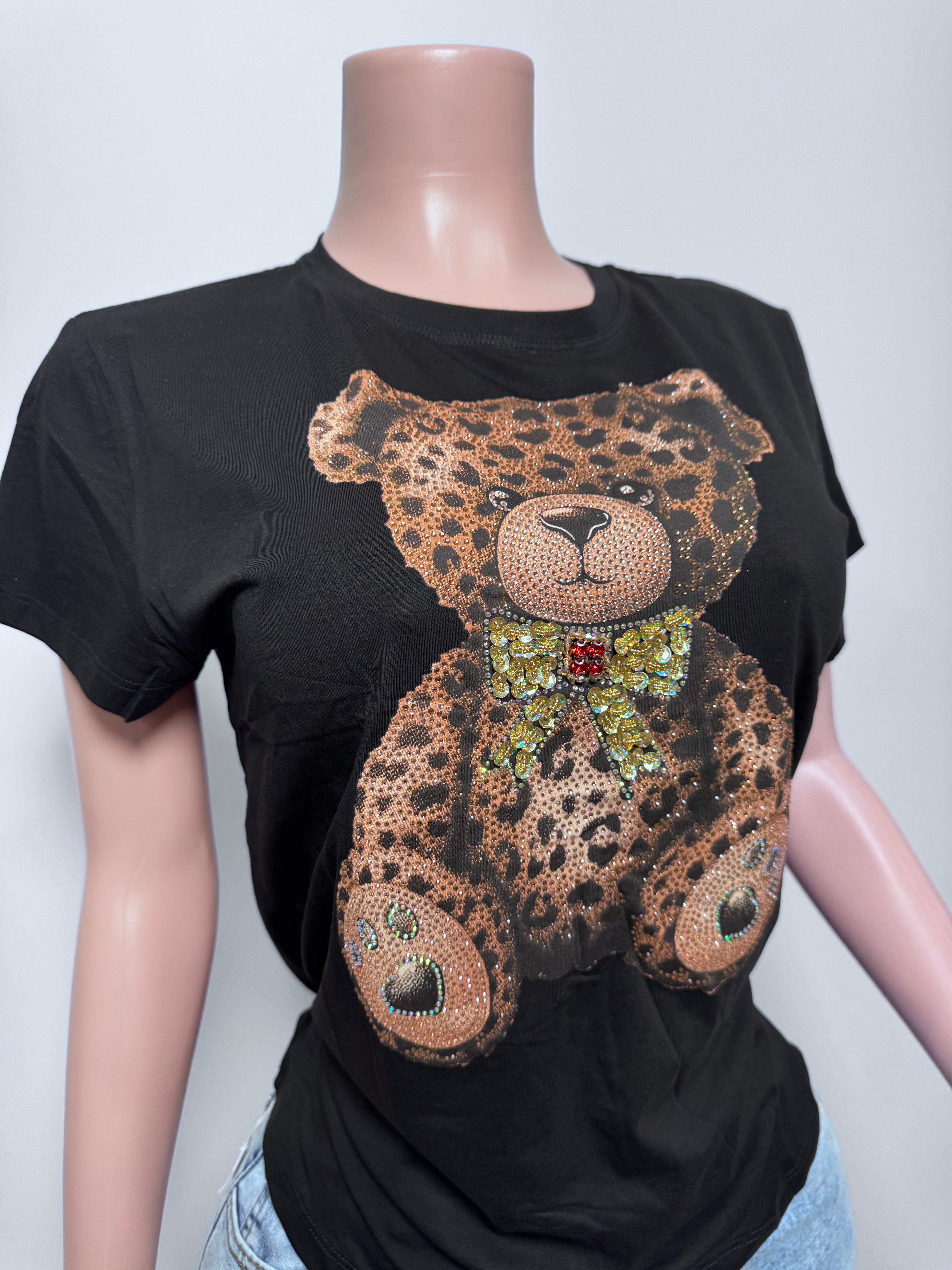 K0015 Wild Bling Bear Tee