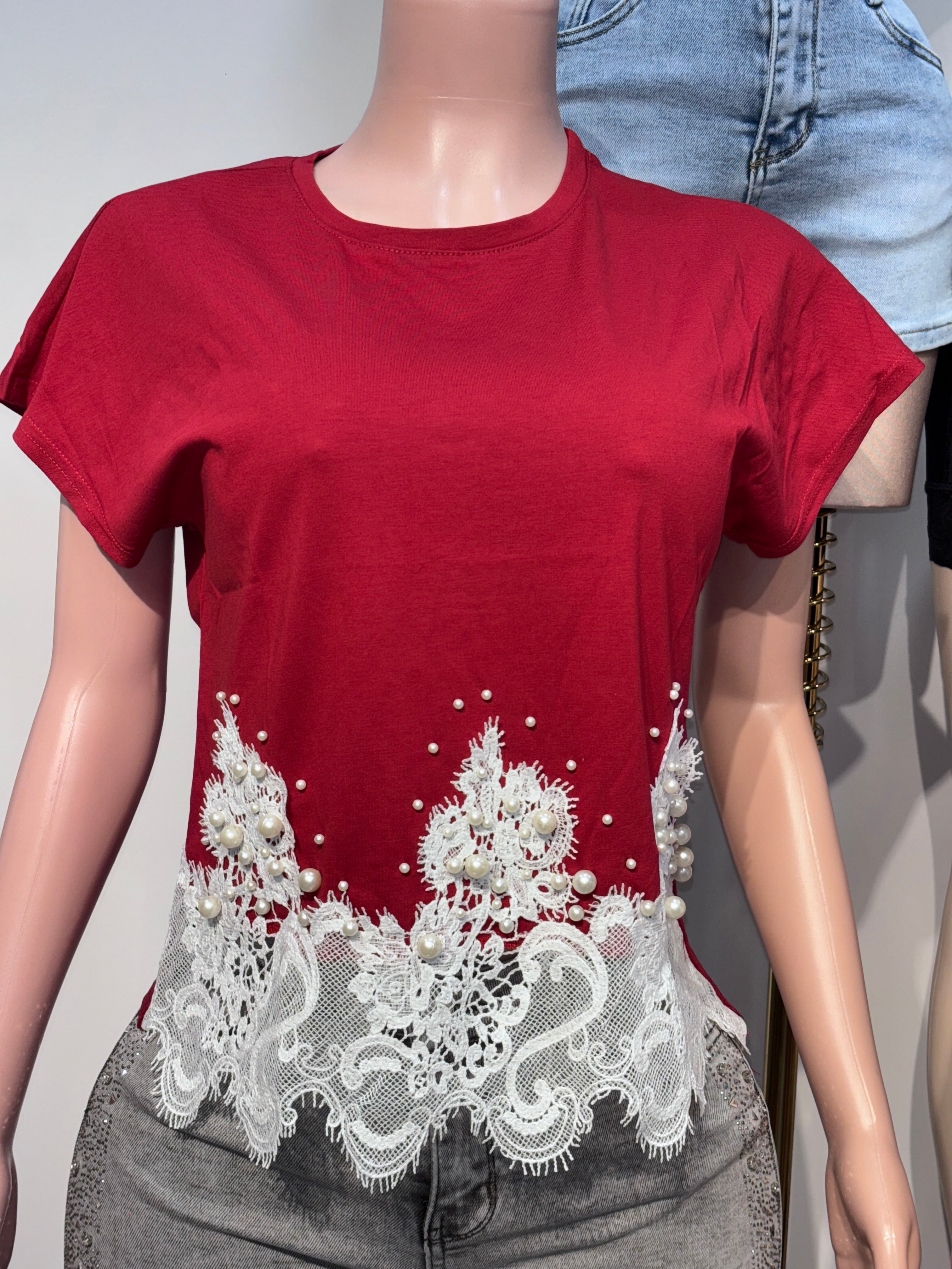 30392 Pearl Grace Lace Tee