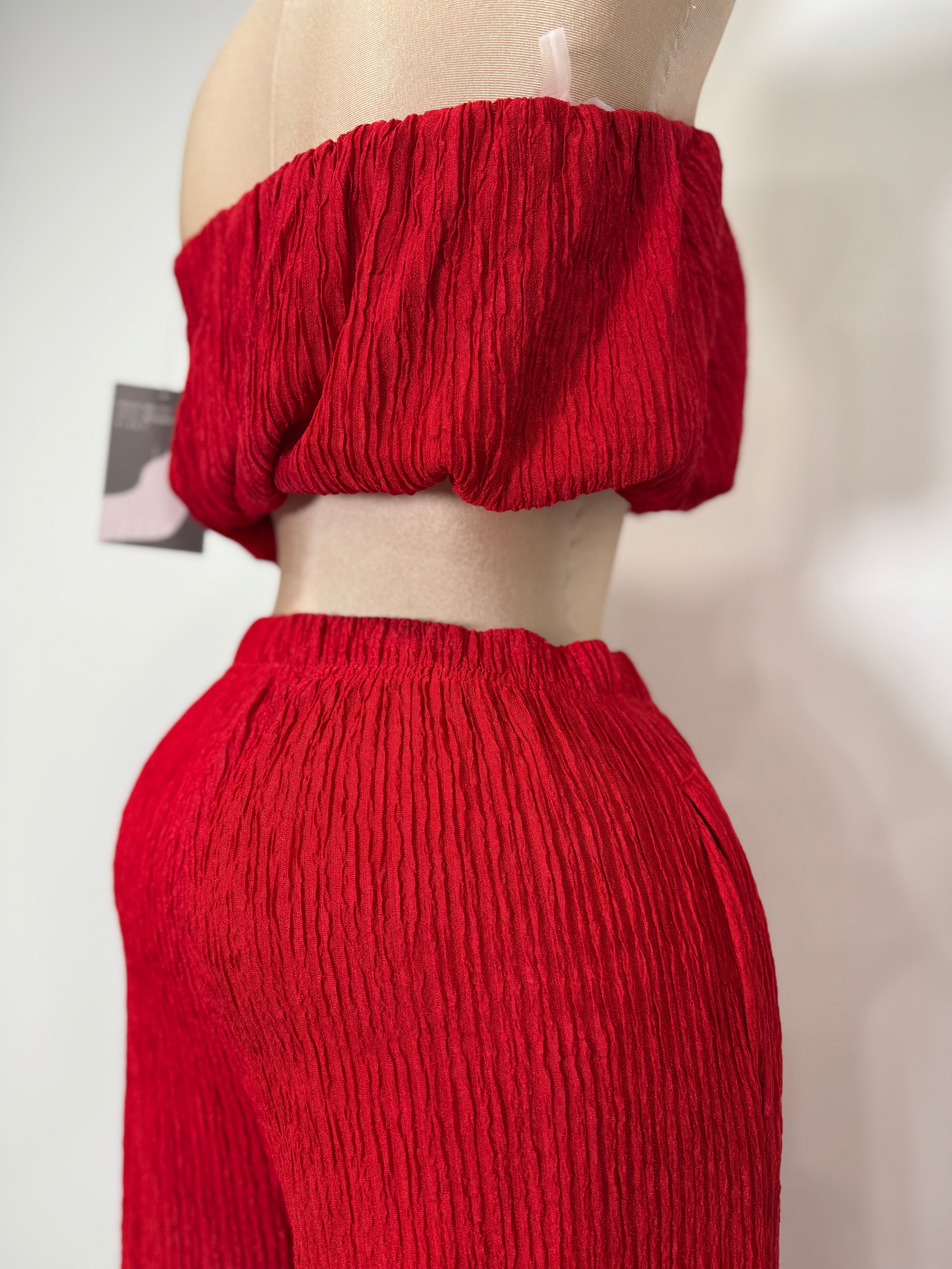 15S 2 piece Casual Cloud Vibe Bandeau Set