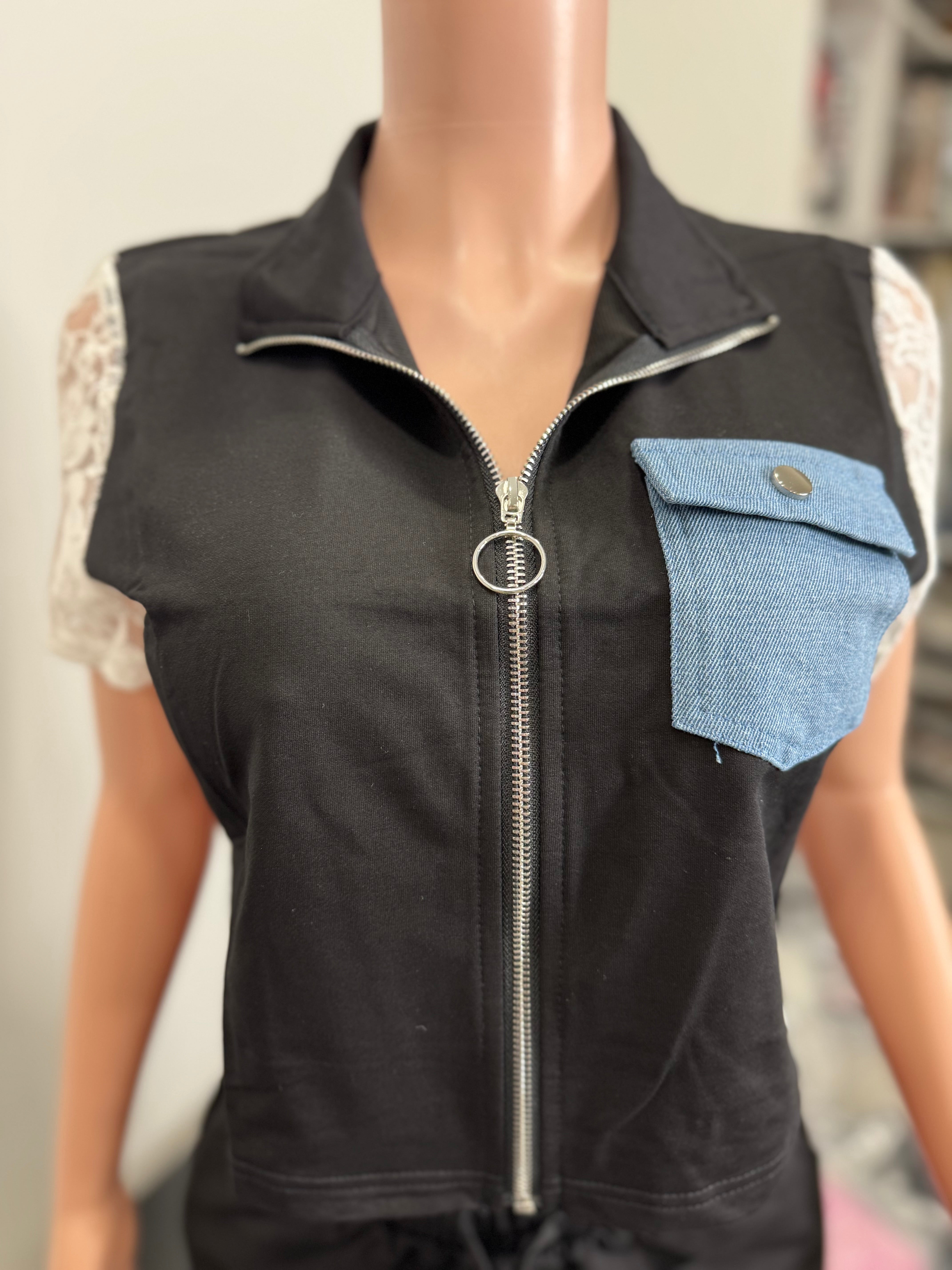 D1003 Lace Patchwork Utility Set