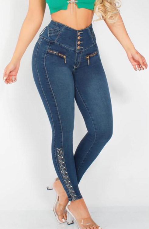 Eunice Pardo Colombian Jean with Internal Girdle style 360