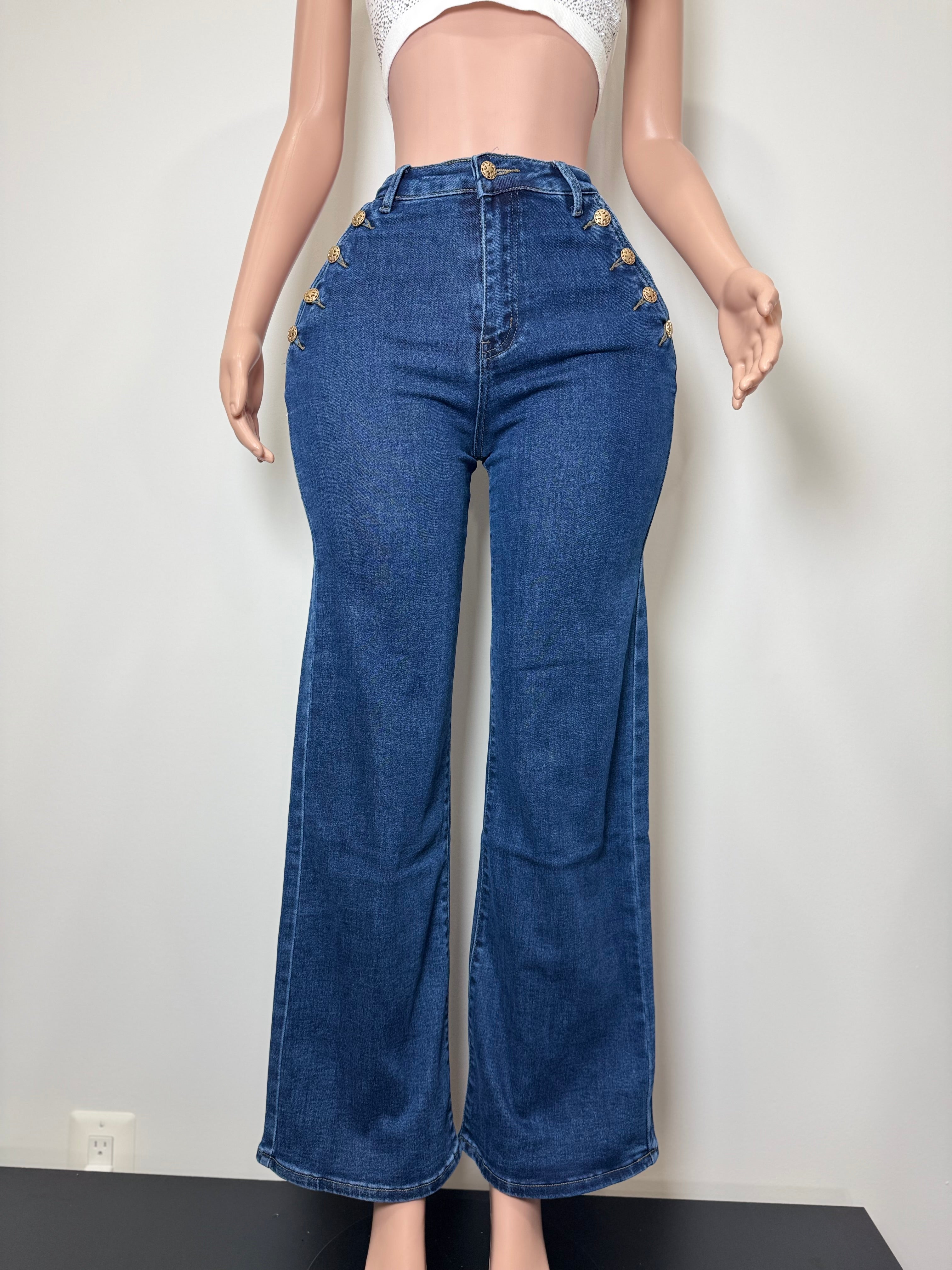 NR3260 Golden Crest Flare Jeans