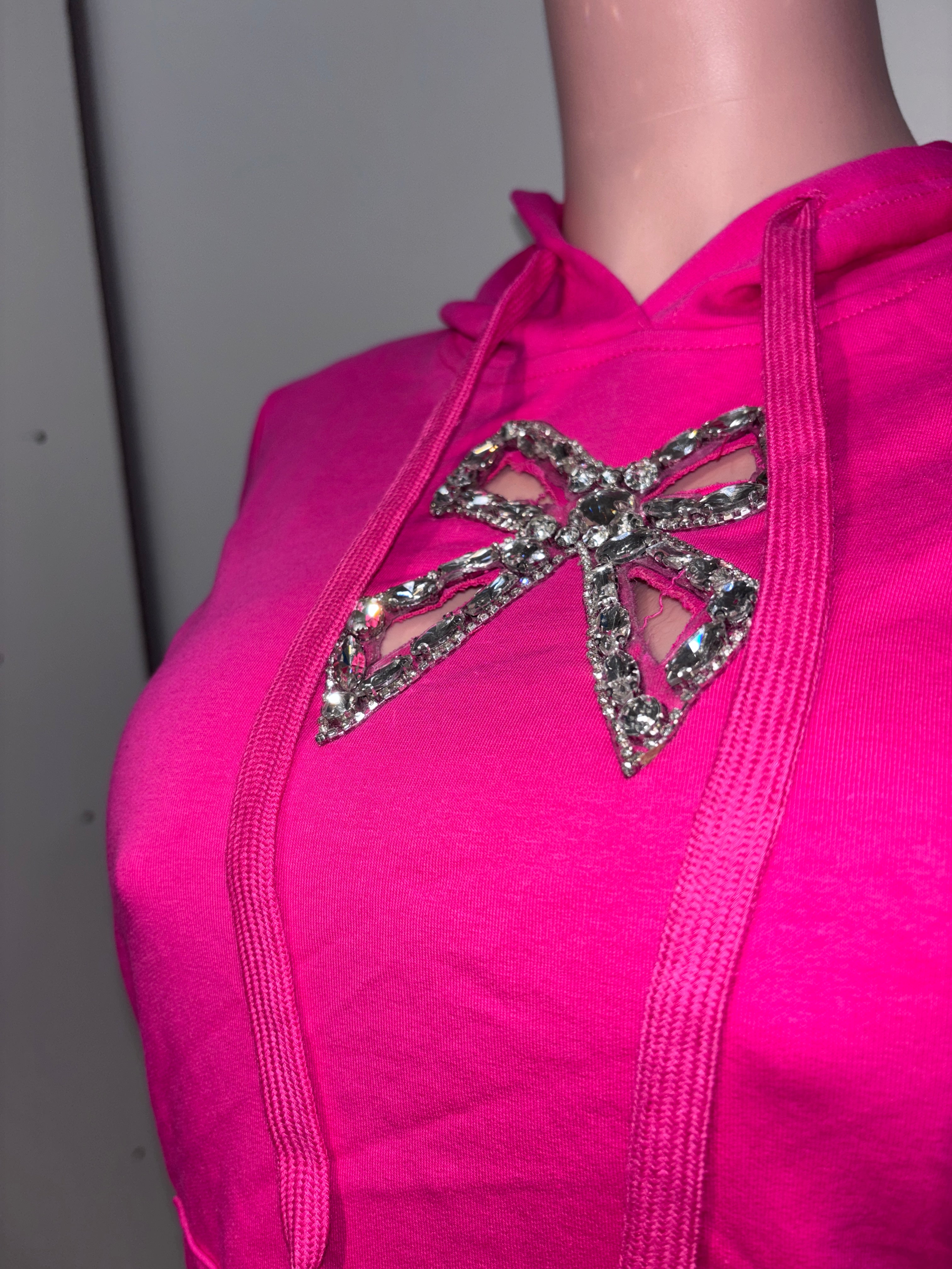 TU533 Bow Babe Hoodie Set