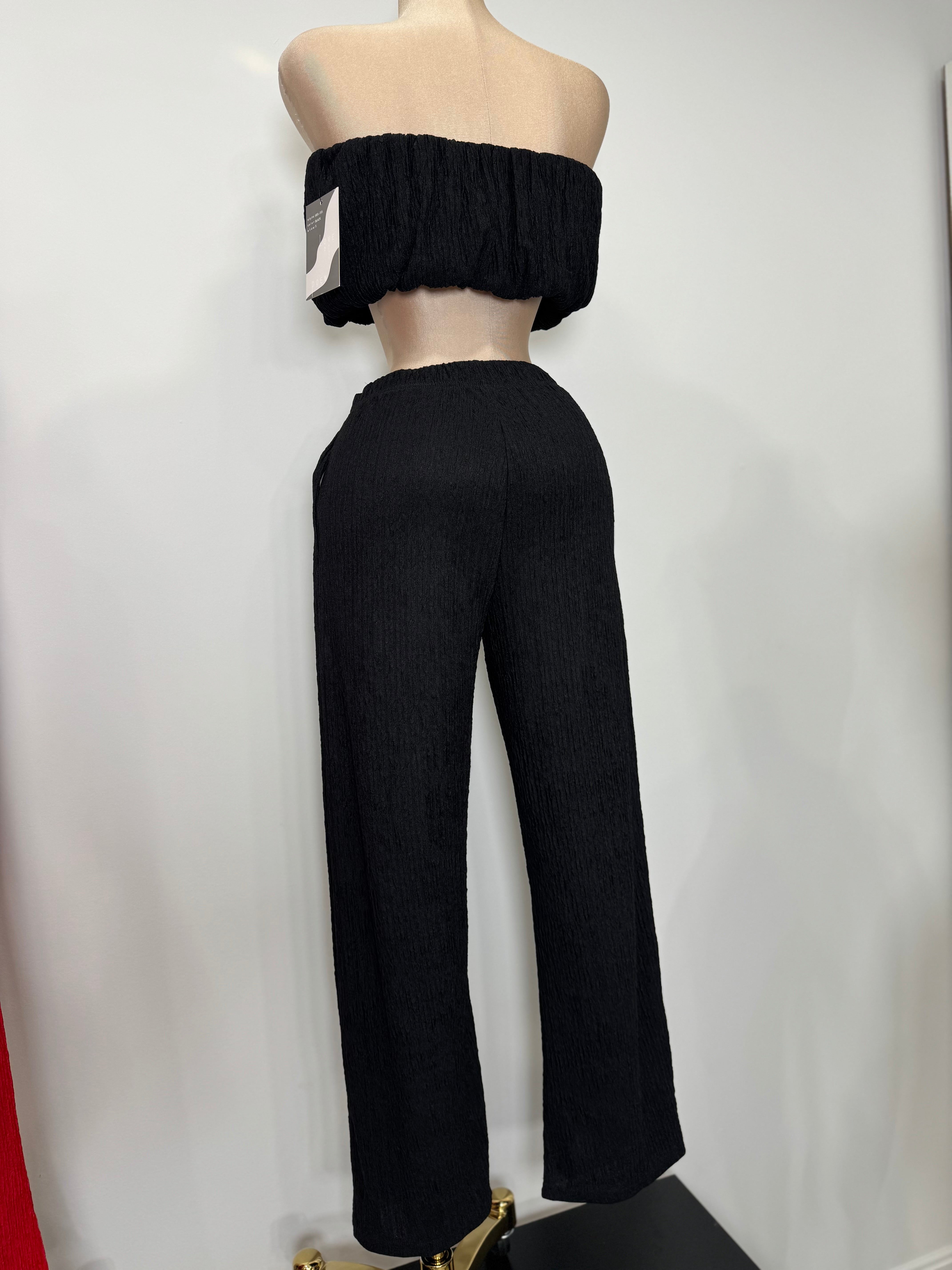 15S 2 piece Casual Cloud Vibe Bandeau Set