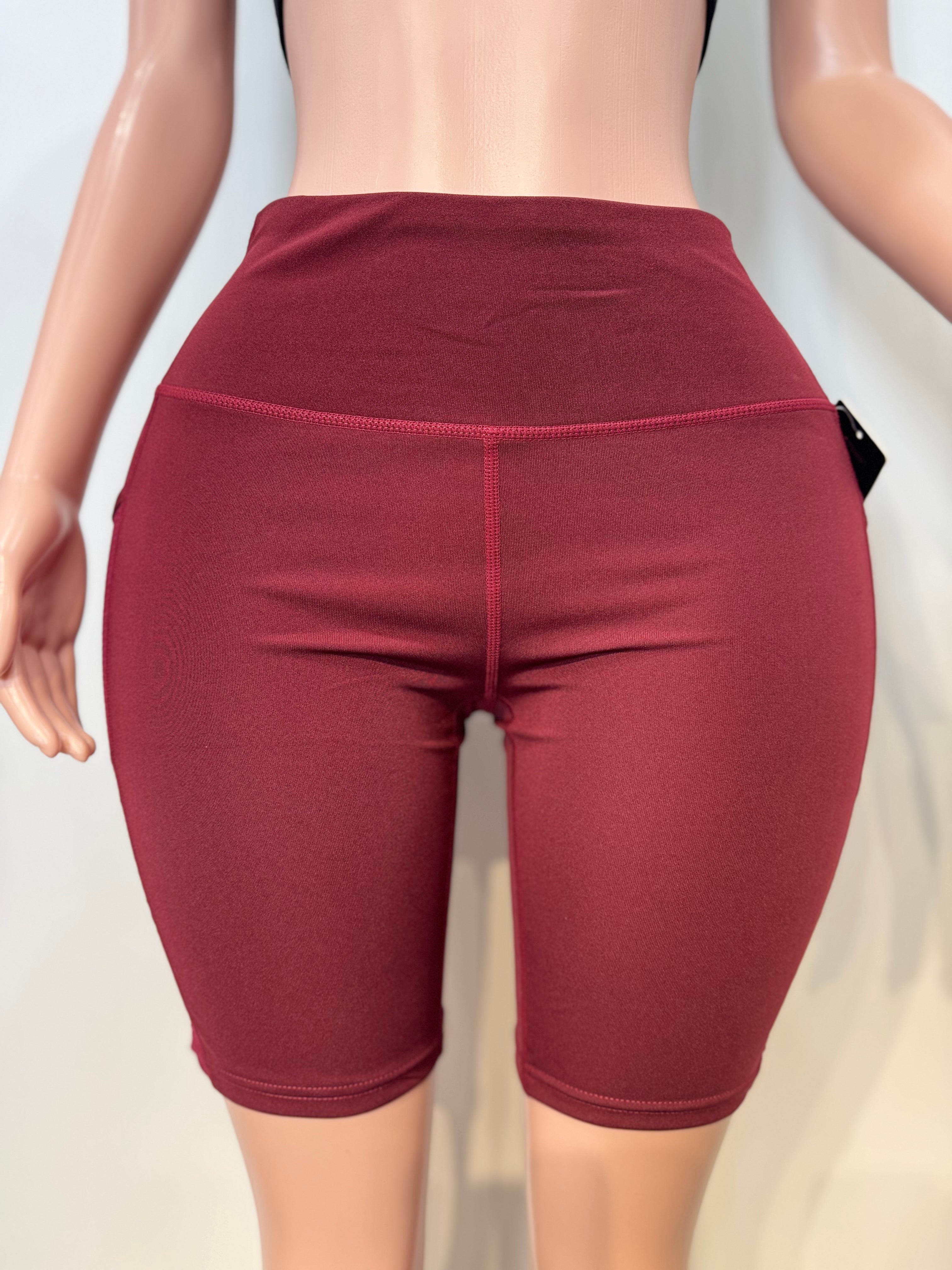 Y6693 FlexZone Mesh Pocket Biker Shorts