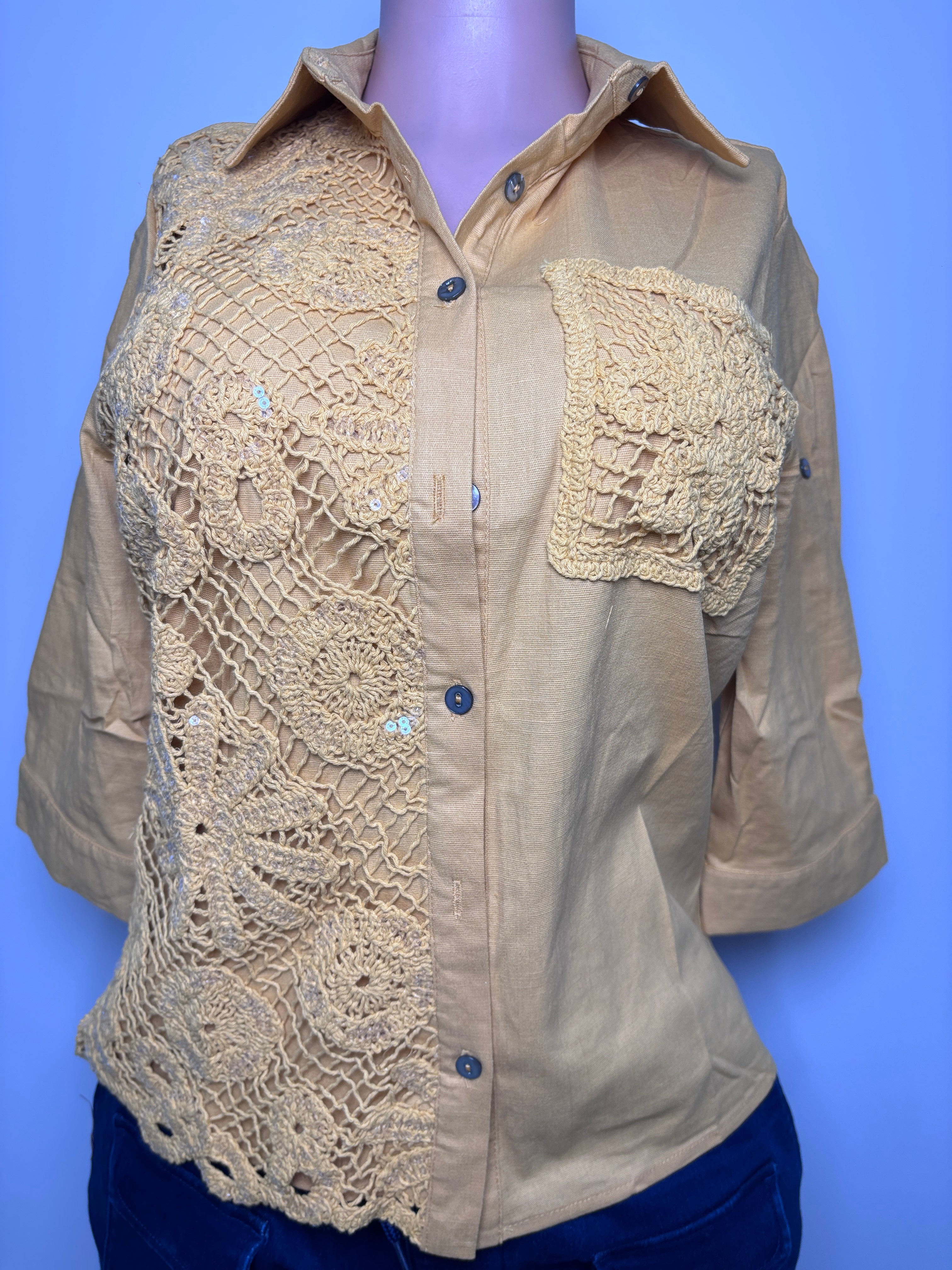 70872 Sunset Stitch Crochet Blouse