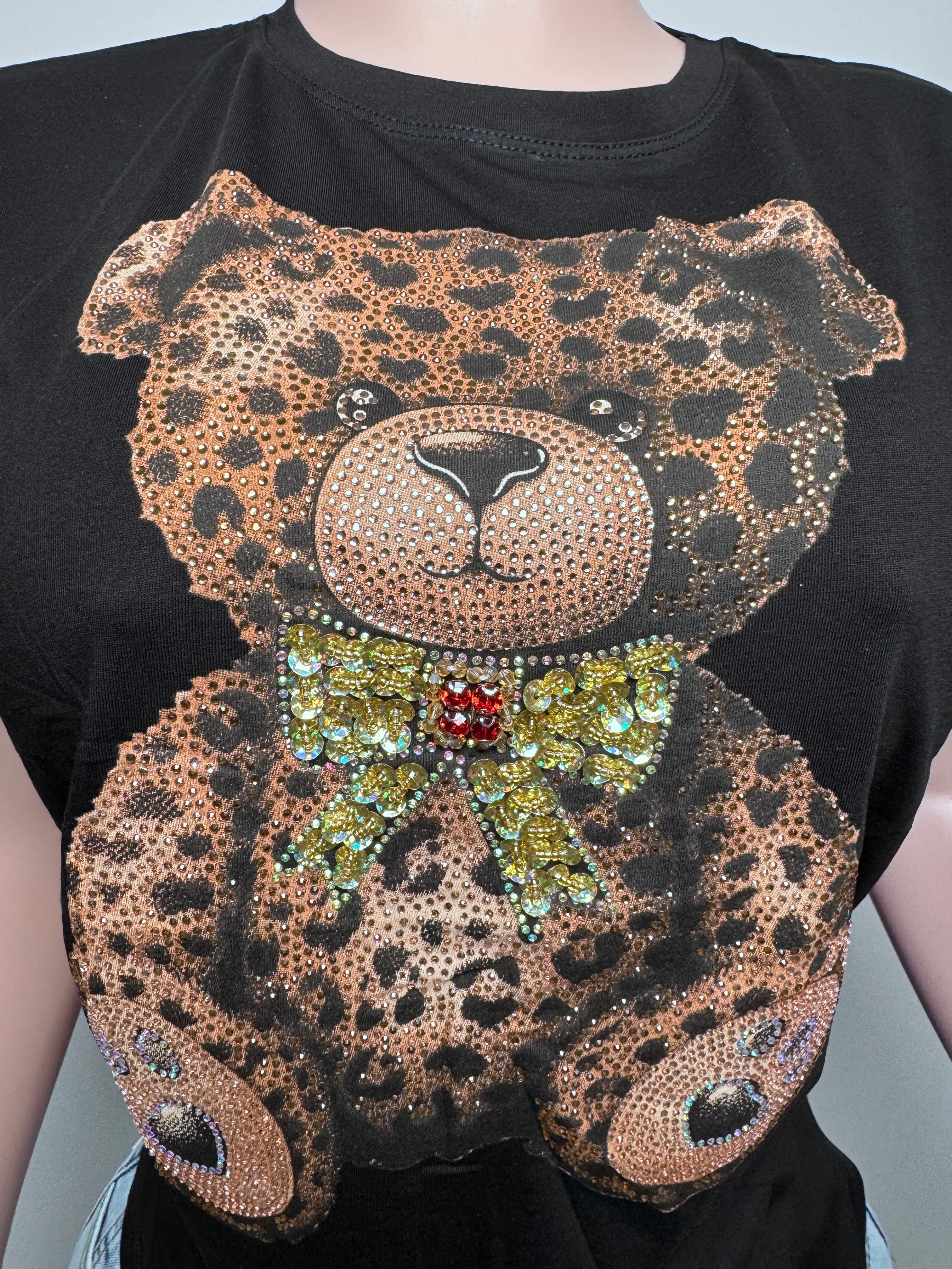 K0015 Wild Bling Bear Tee