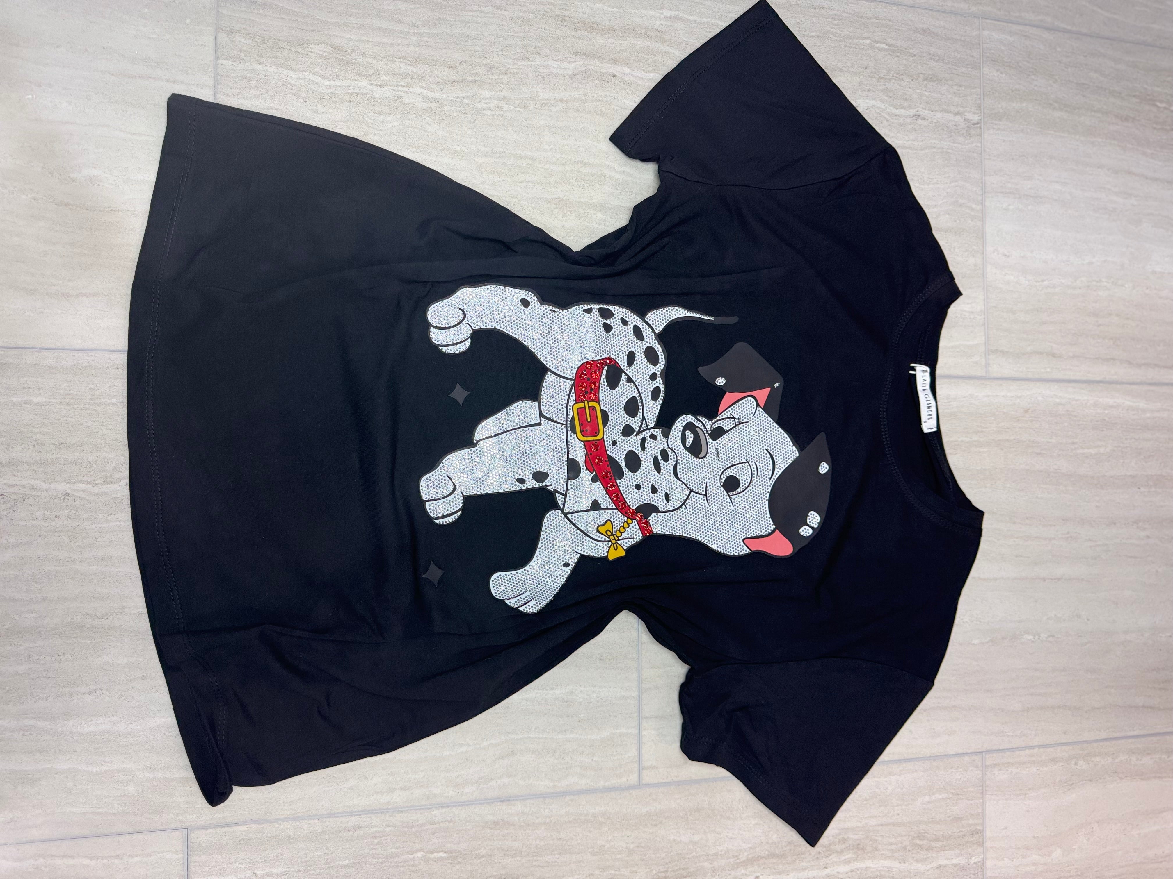#173 T-Shirt Spotted Style Dalmatian Graphic Tee