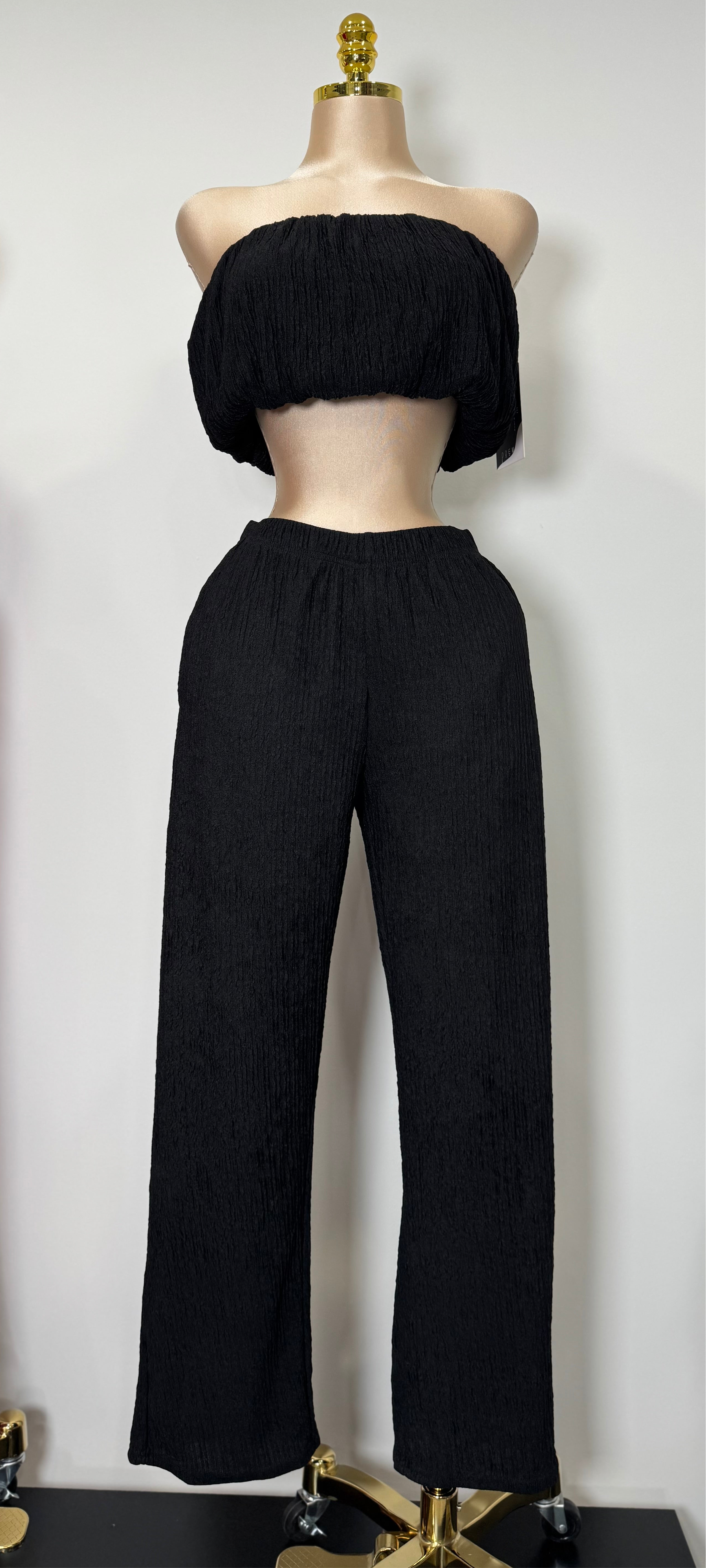 15S 2 piece Casual Cloud Vibe Bandeau Set