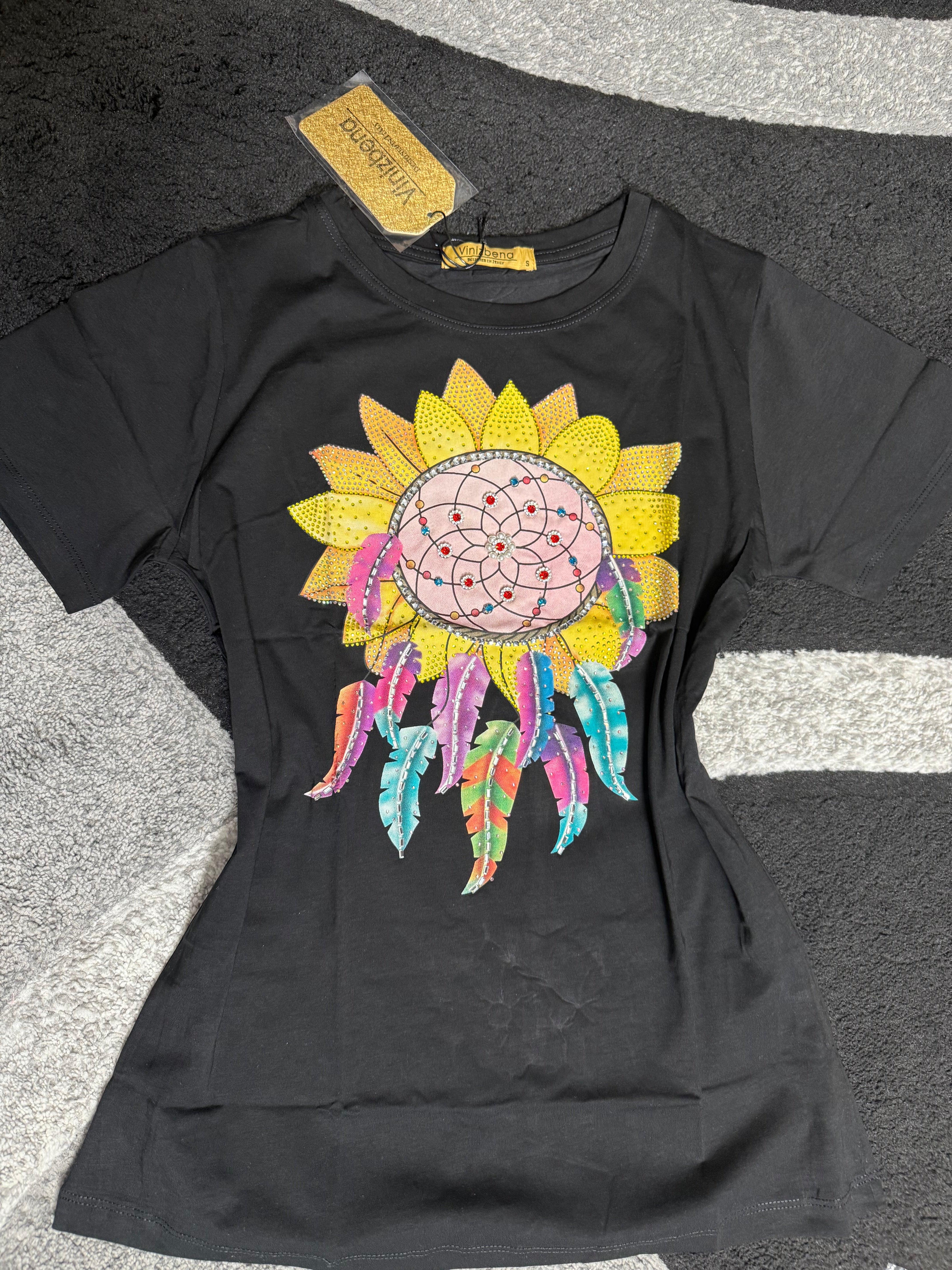 TU596 T-Shirt Dream Catcher Design