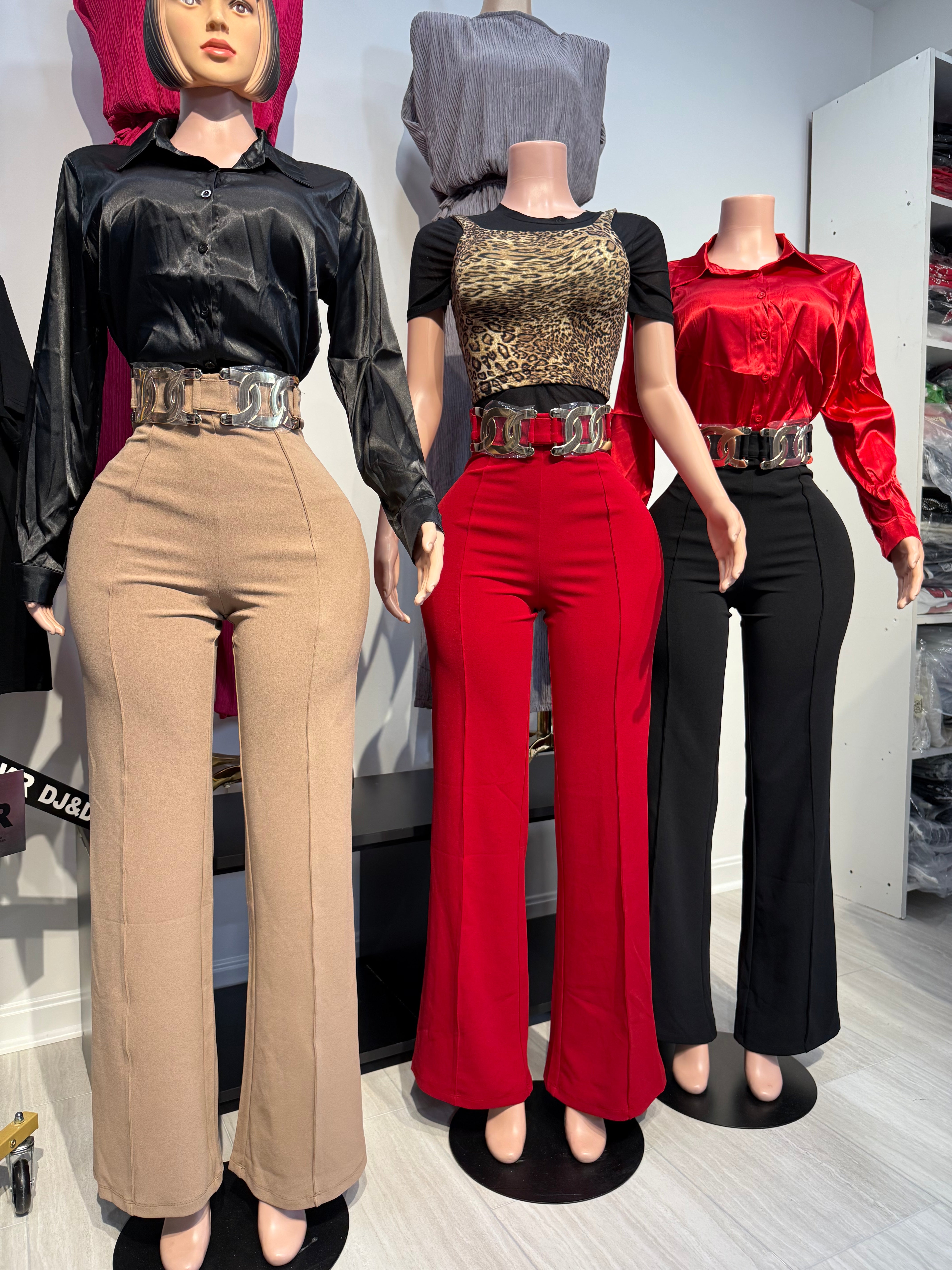 Power curve high waist trouser