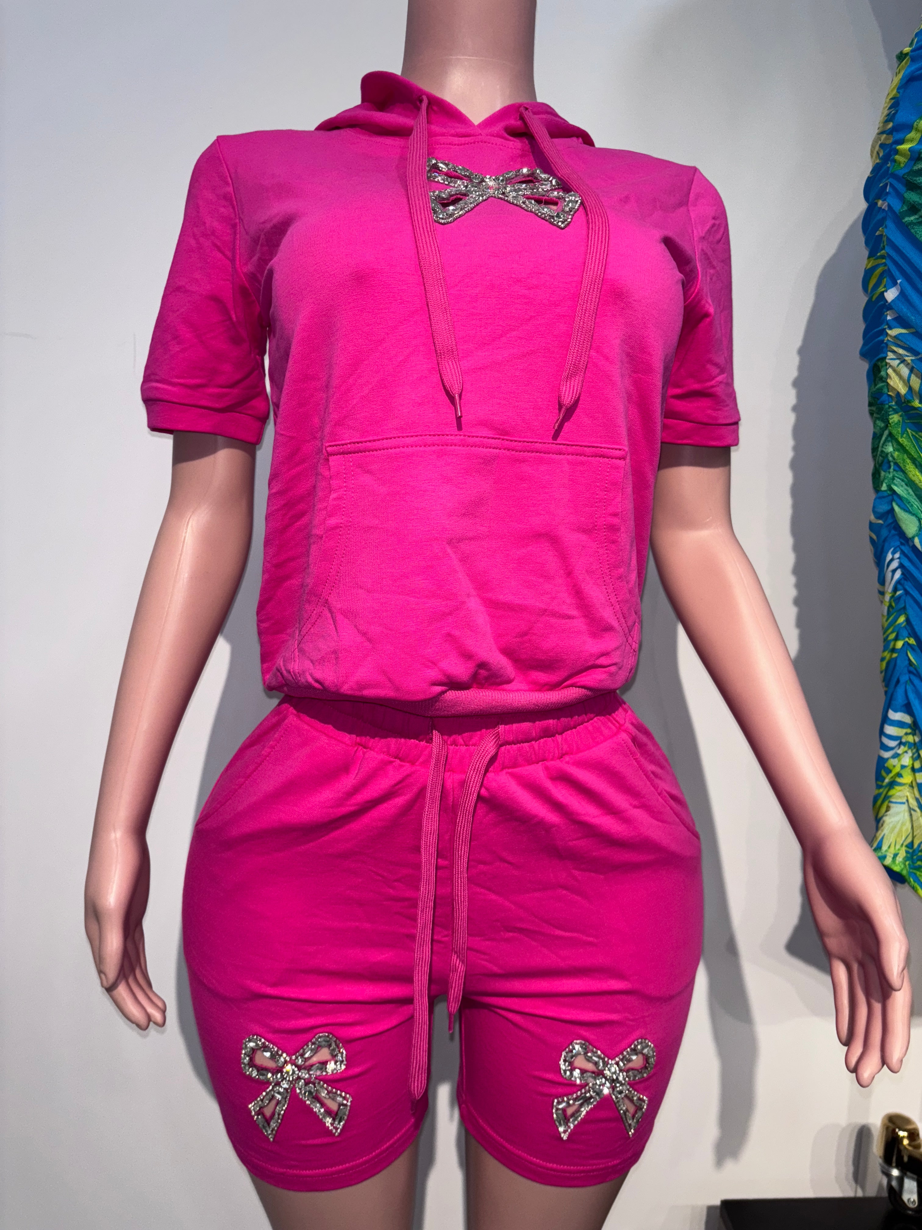 TU533 Bow Babe Hoodie Set