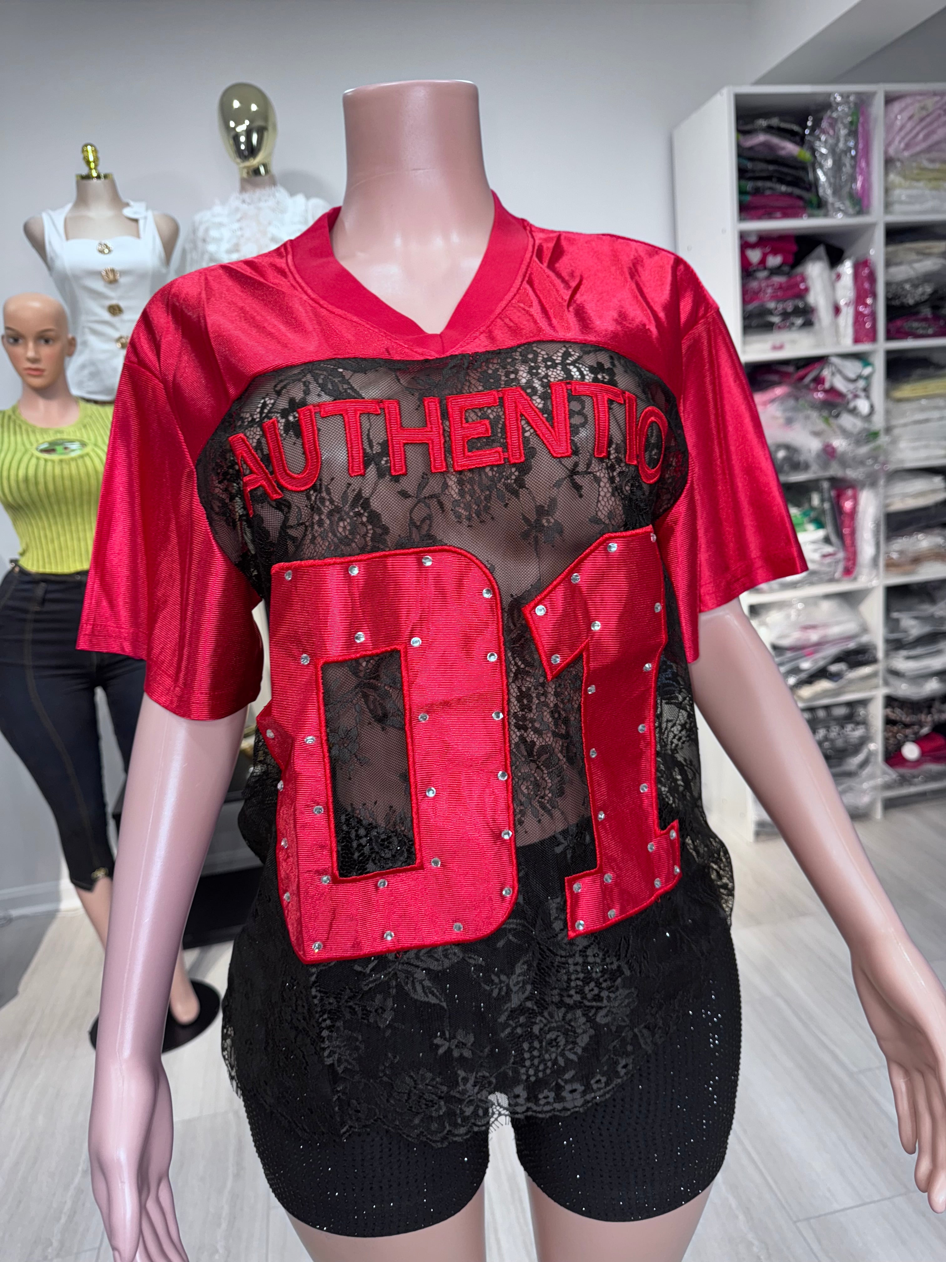 6348 Authentic Lace Game Jersey