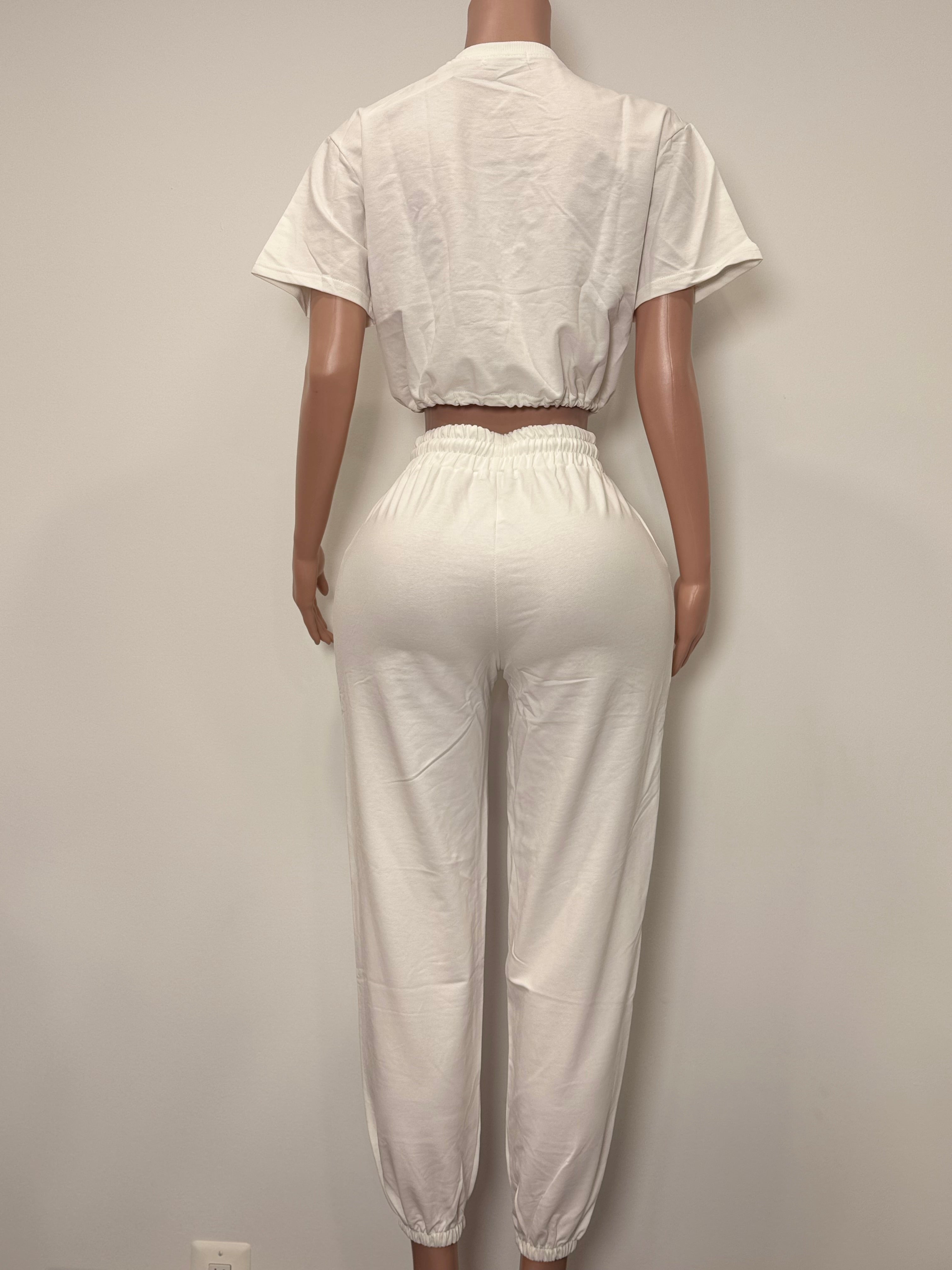 D9977 Heartbeat Charm Jogger Set