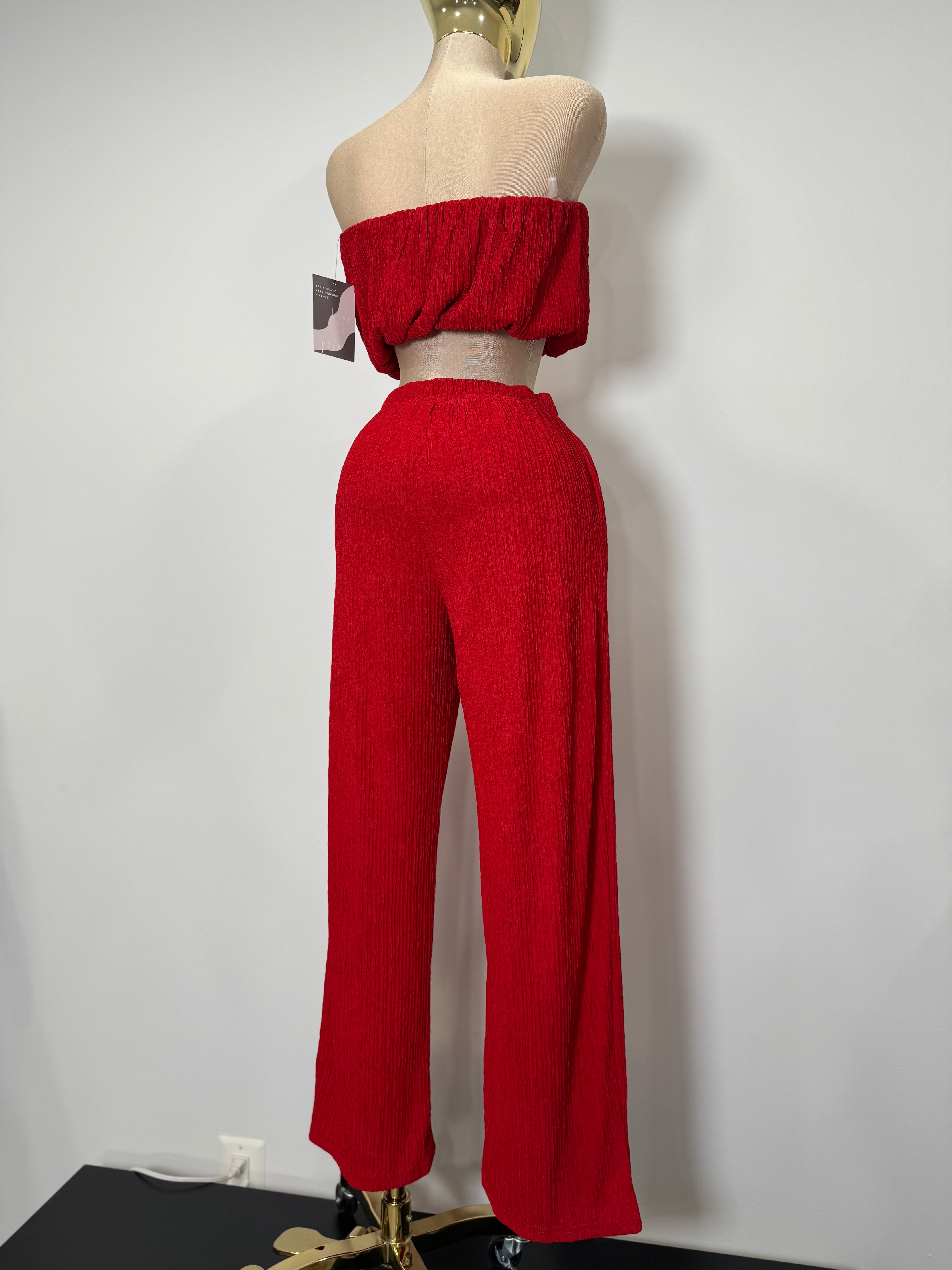 15S 2 piece Casual Cloud Vibe Bandeau Set