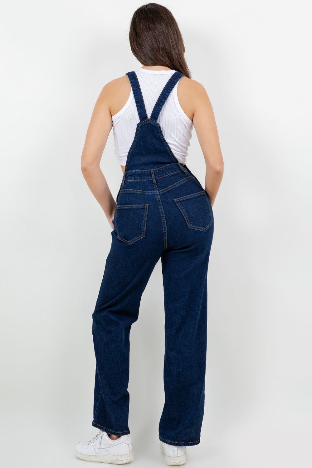 8851 Jean Overall Denim Dark Blue