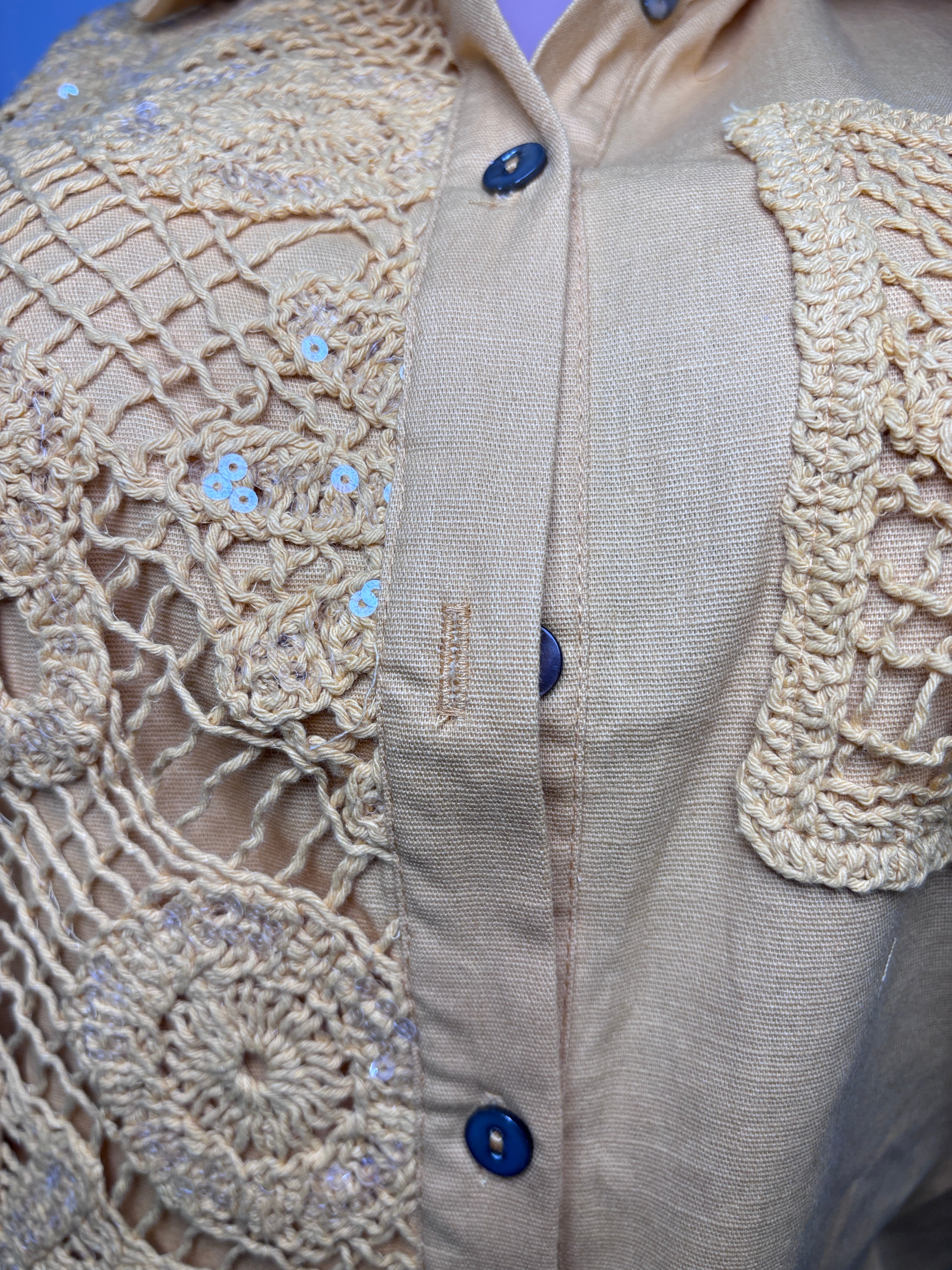 70872 Sunset Stitch Crochet Blouse