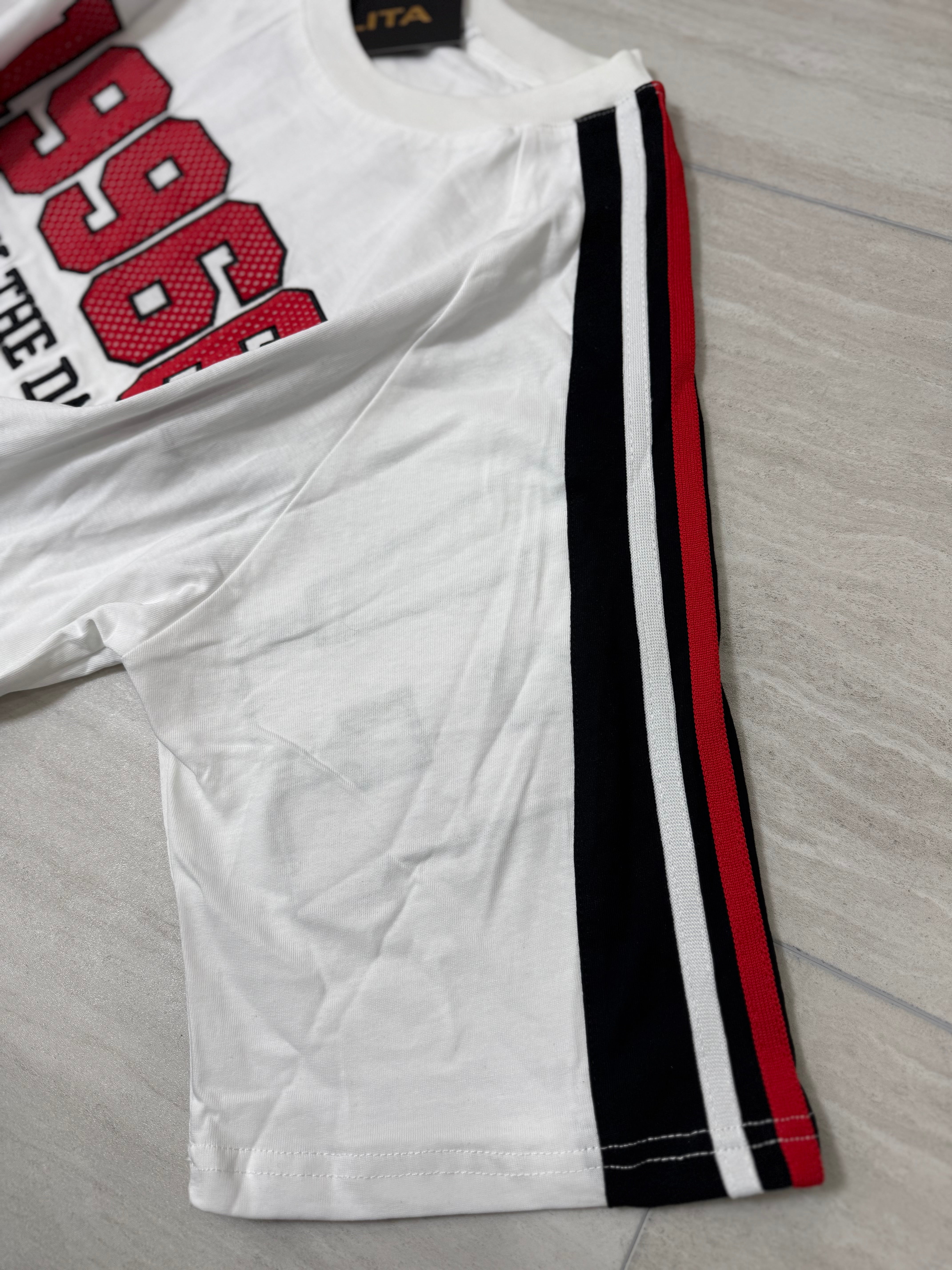 GTC11051 Retro Patch Varsity Tee