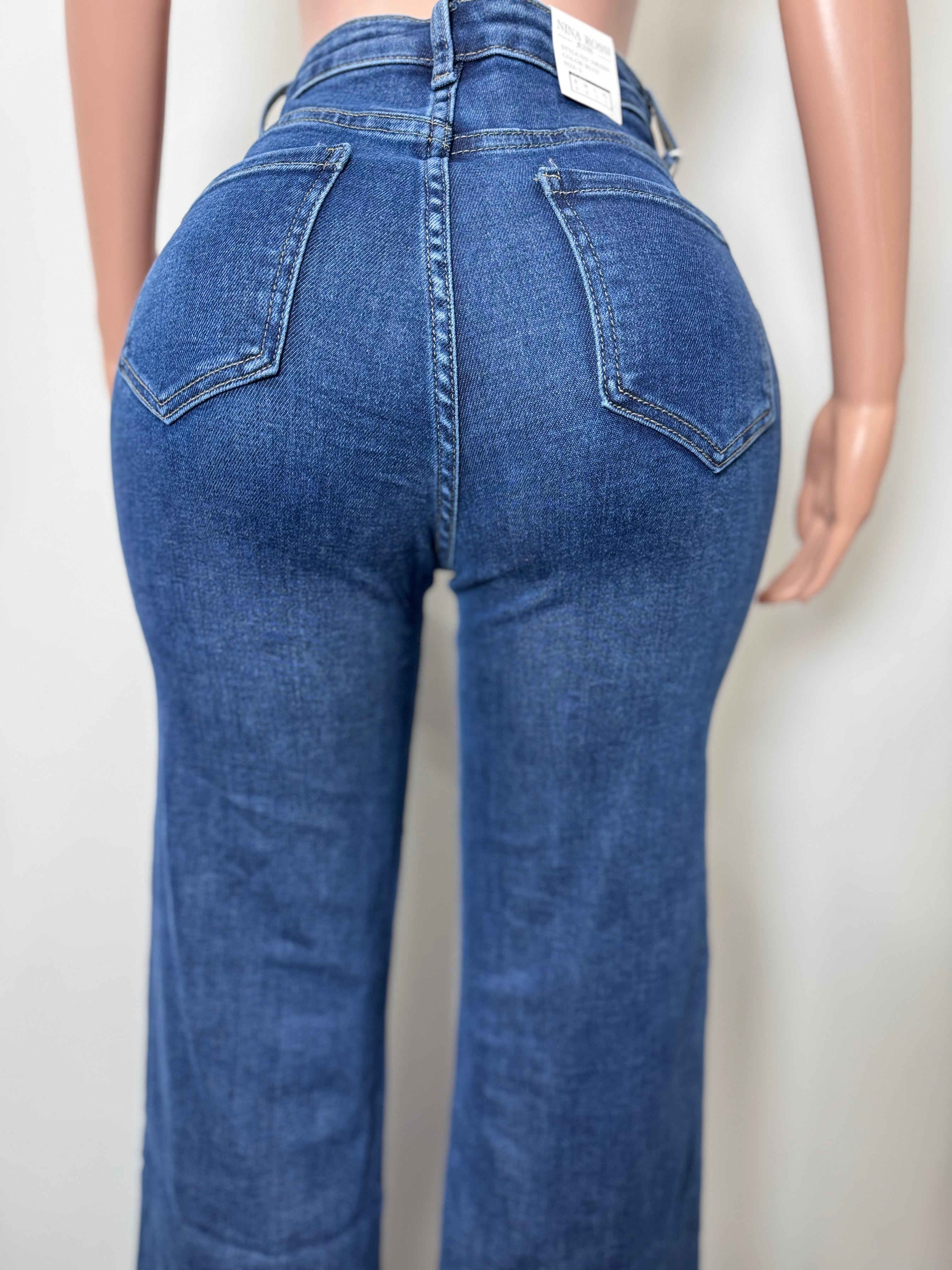 NR3260 Golden Crest Flare Jeans