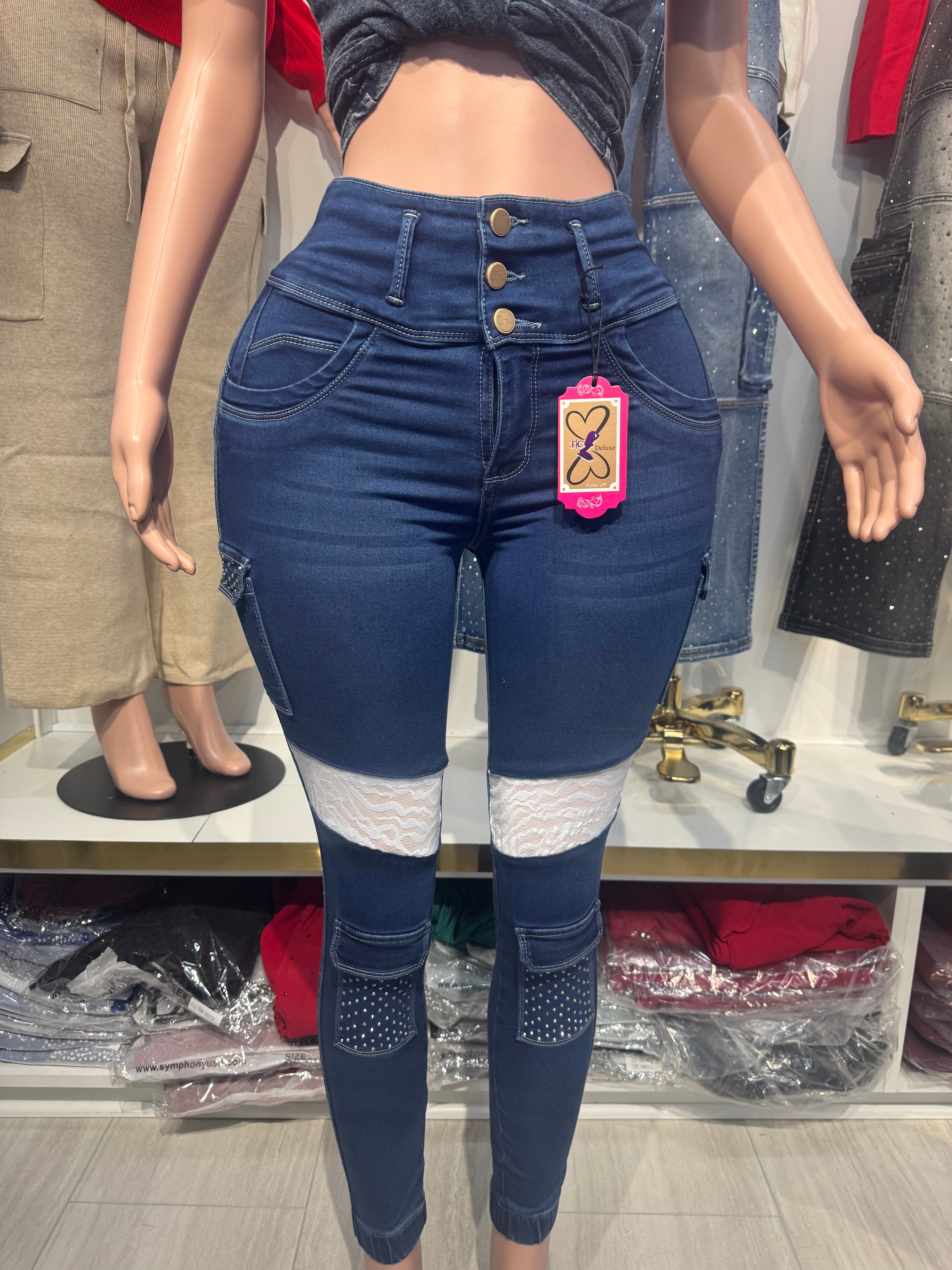 ONI Colombian Jean Cargo Jogger style Internal Girdle 360