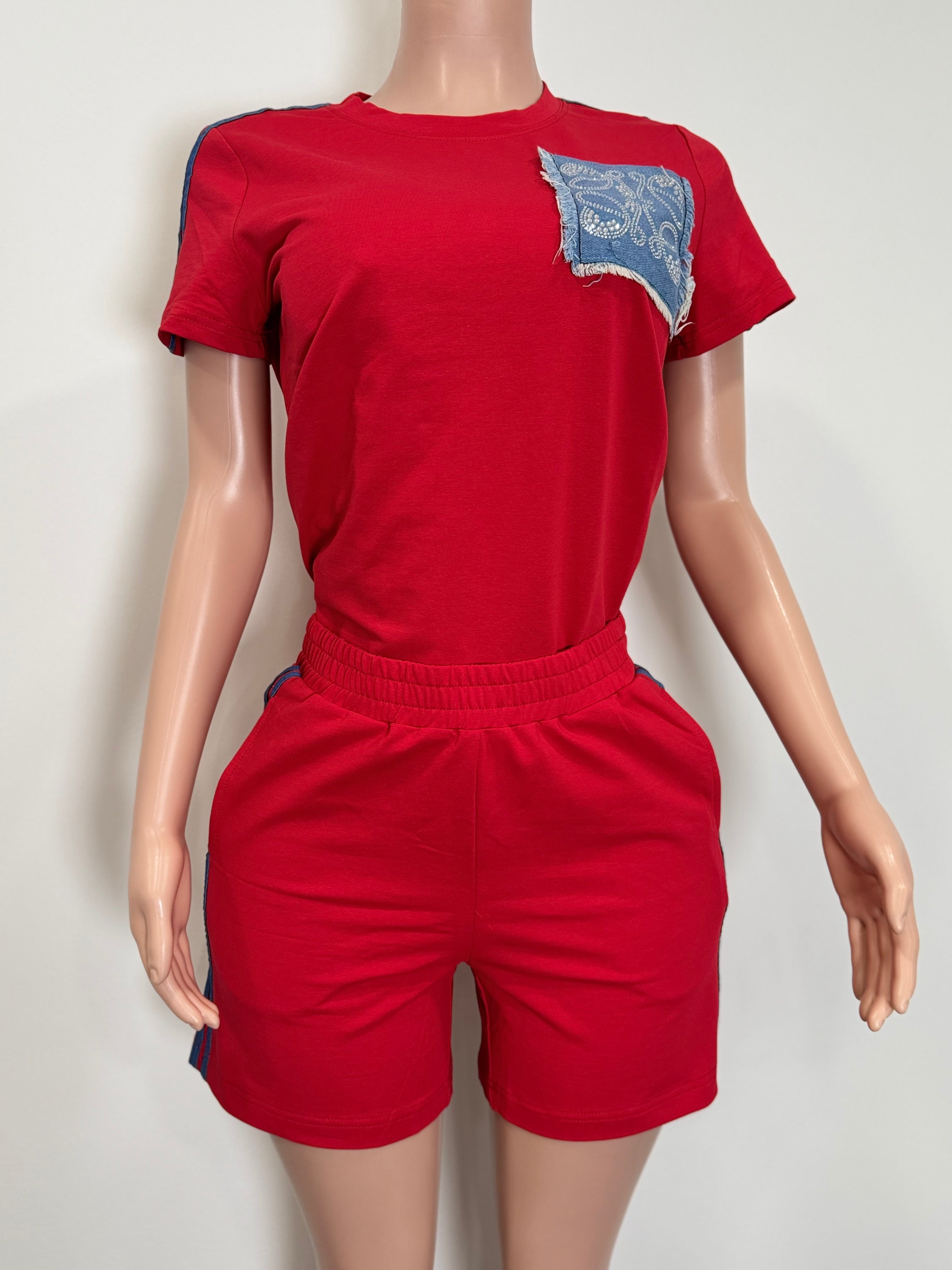 N1542 Denim Patch Street Set