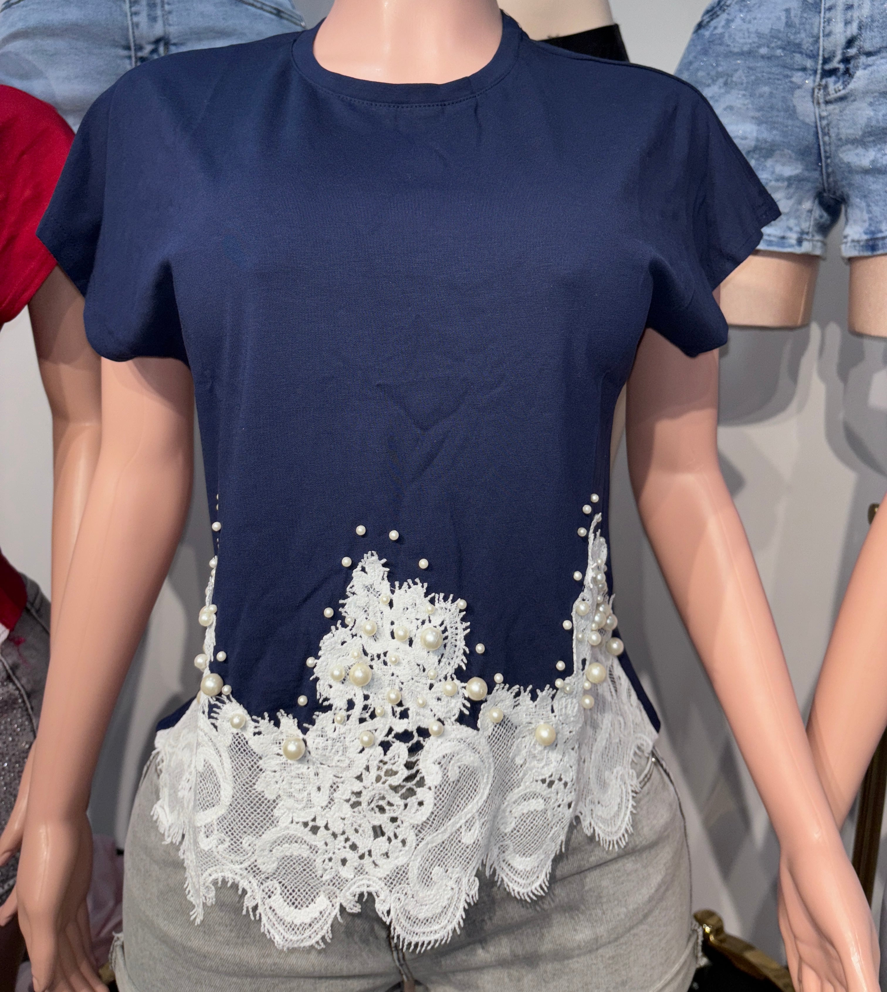 30392 Pearl Grace Lace Tee