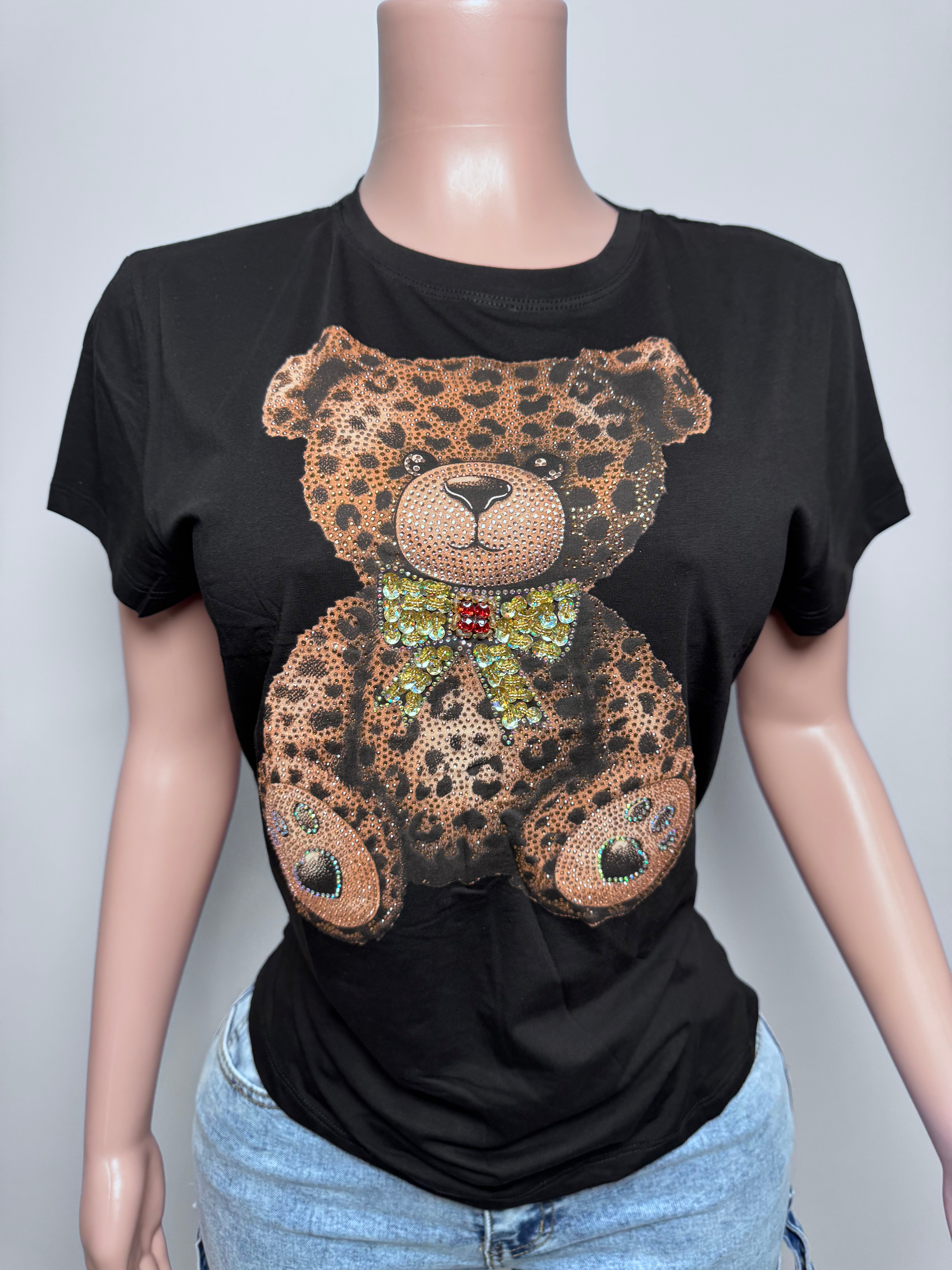K0015 Wild Bling Bear Tee