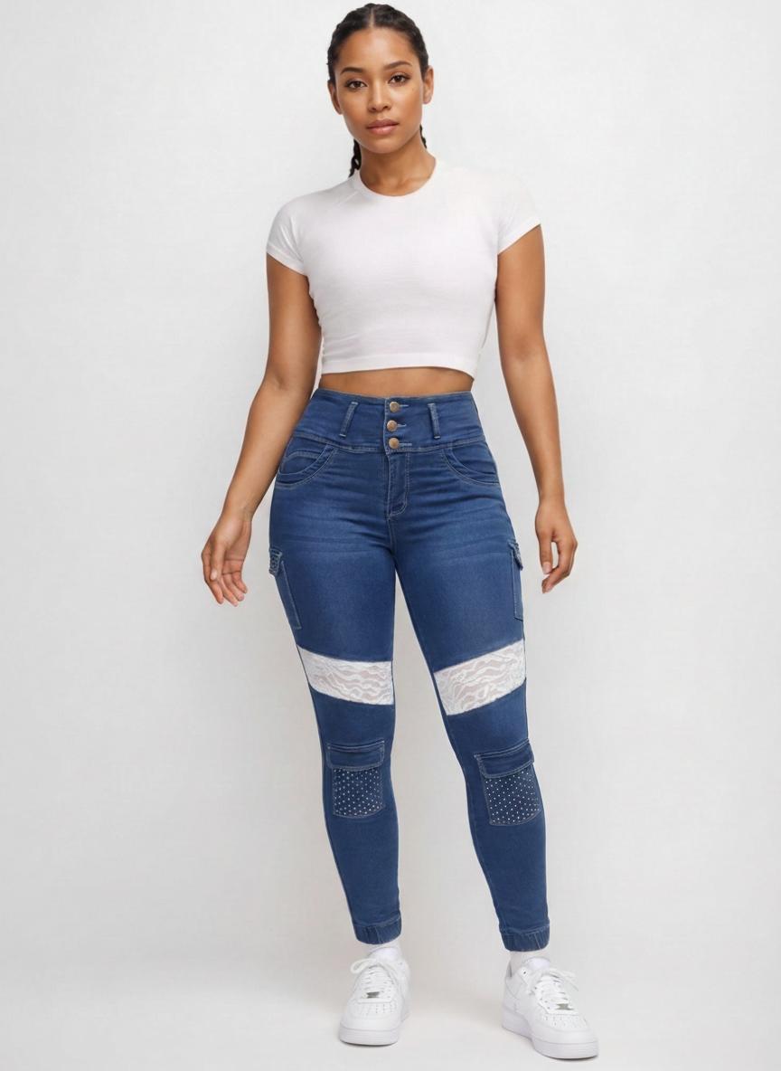 ONI Colombian Jean Cargo Jogger style Internal Girdle 360