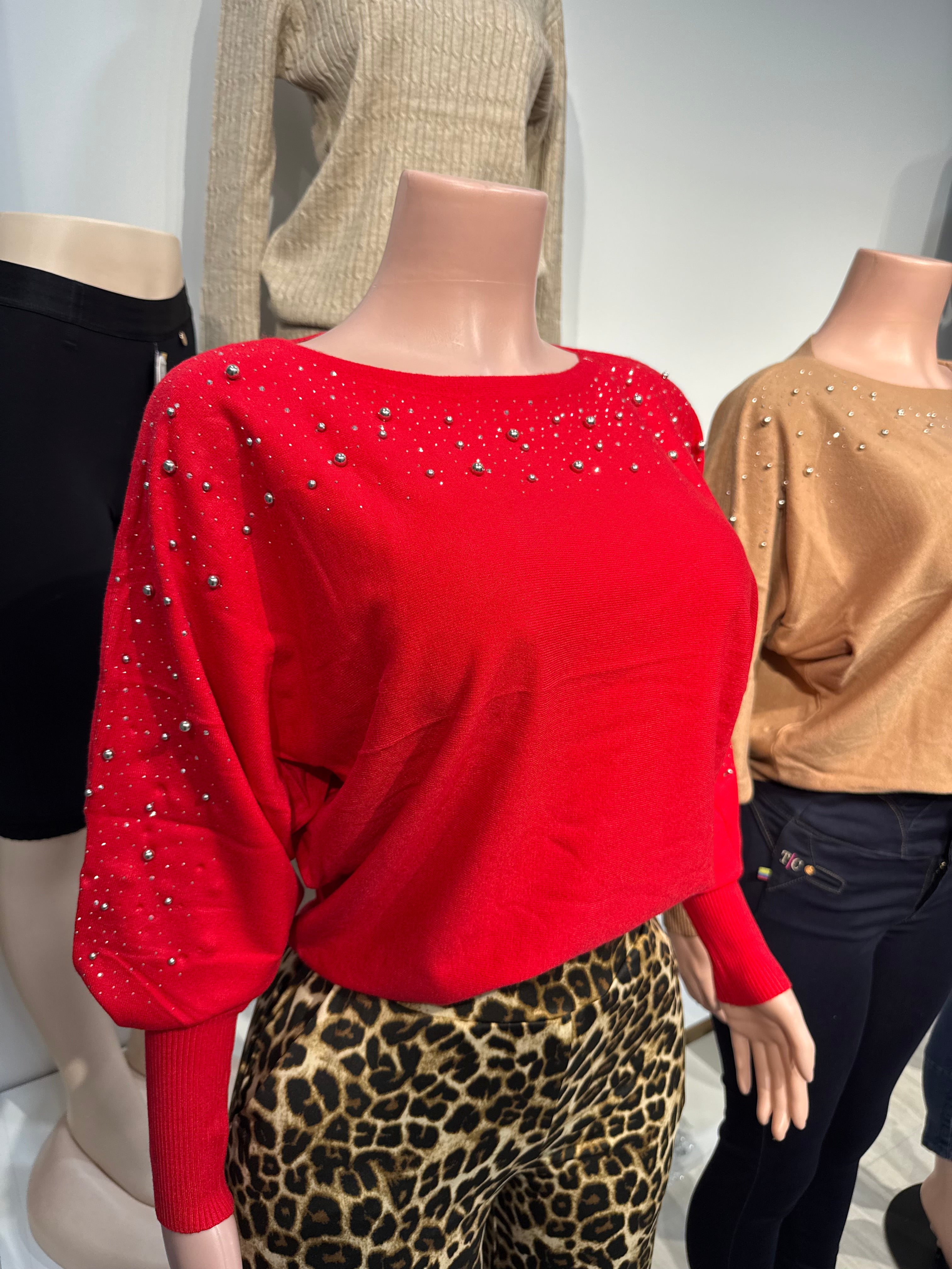 5813 Pearl Whisper Knit Top