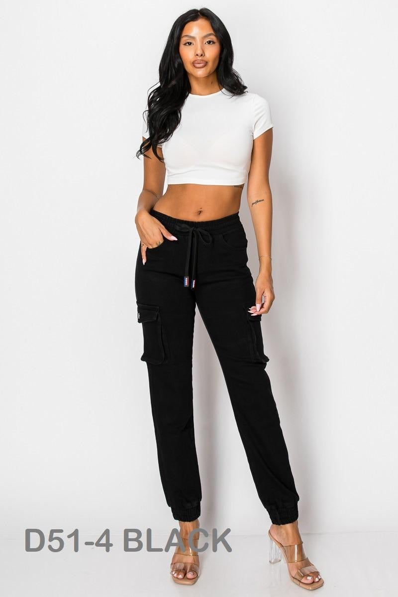 D51-4 Cargo Jogger with Elastic Waist band