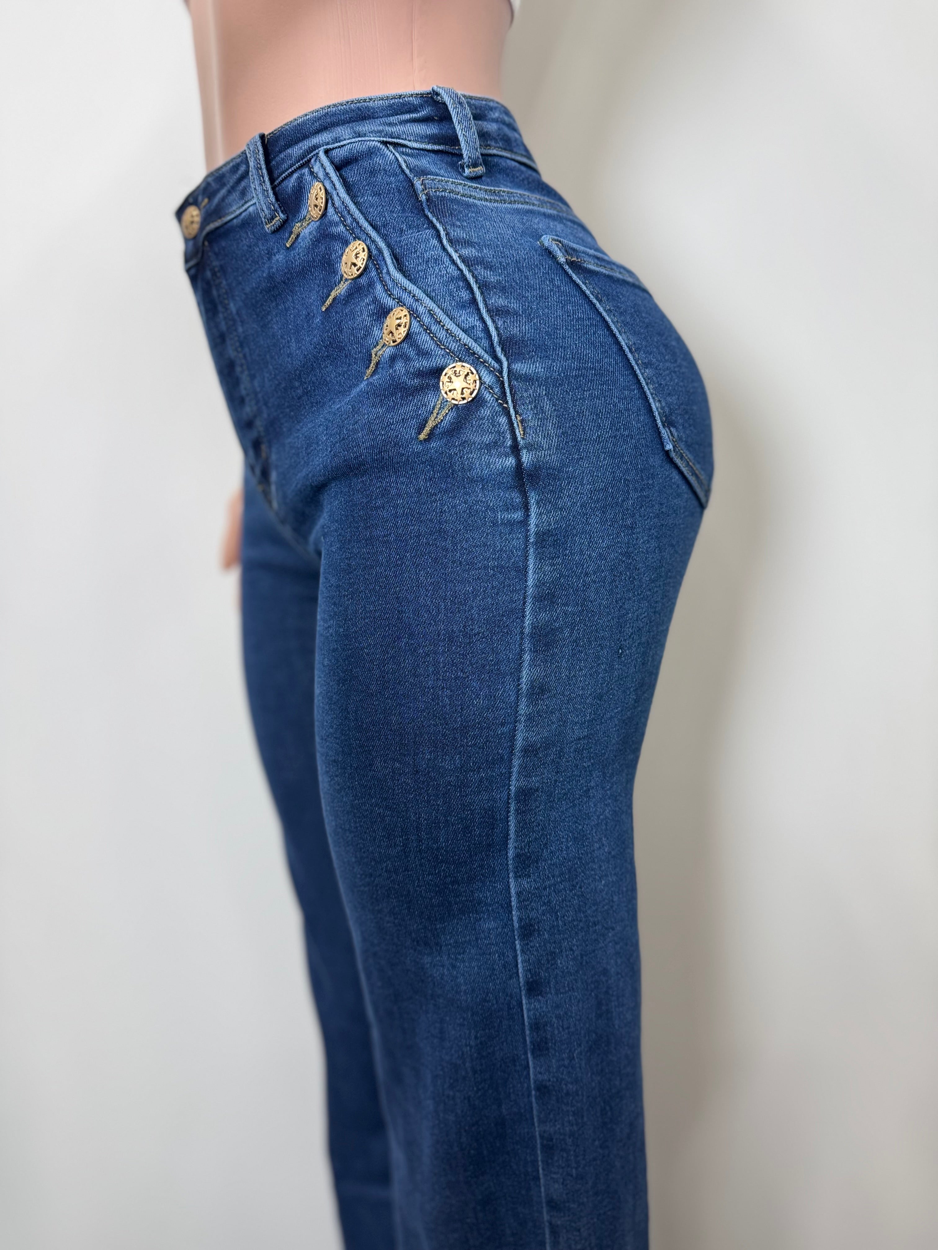 NR3260 Golden Crest Flare Jeans