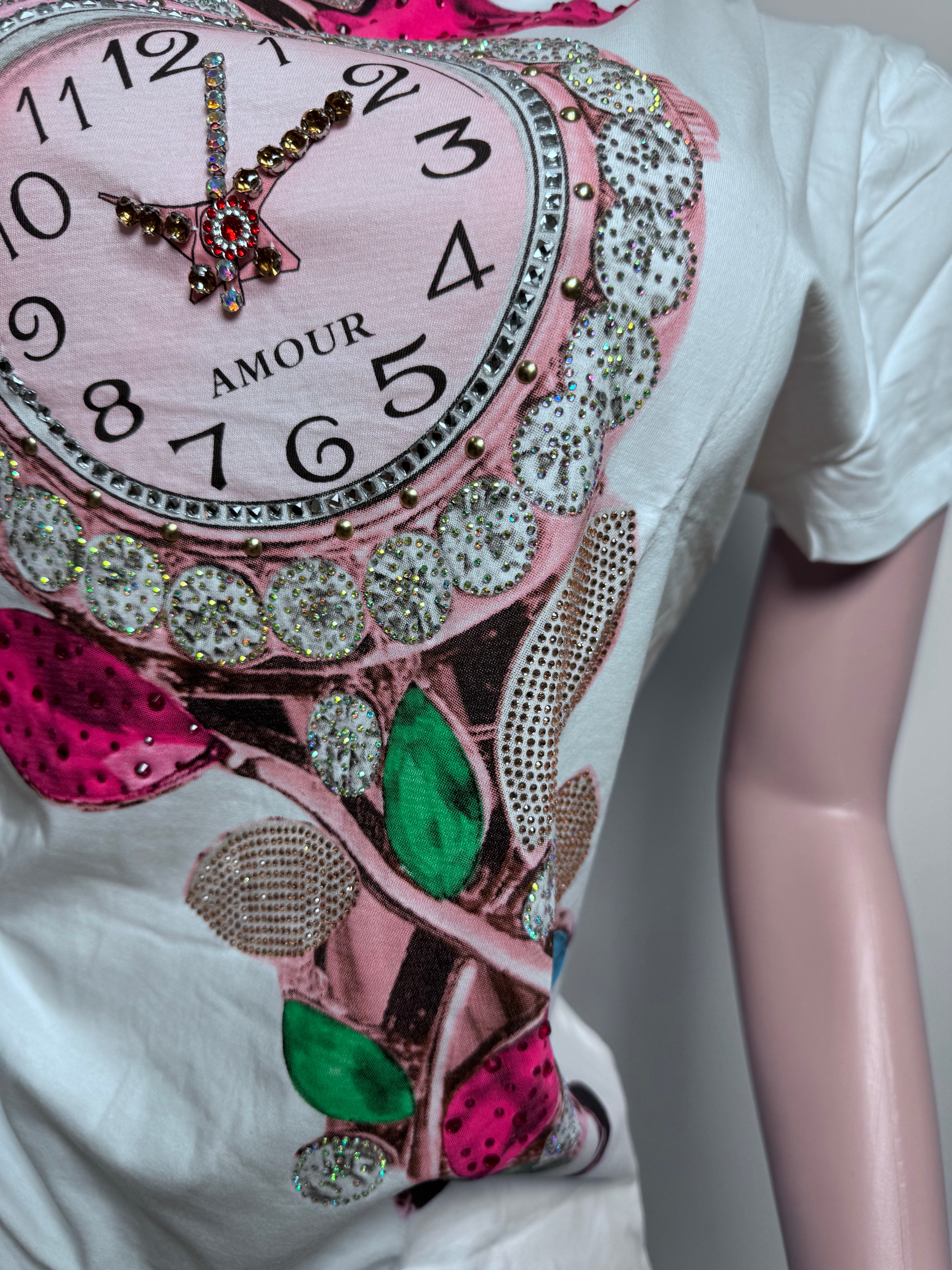 K0025 Timeless Amour Graphic Tee with rhinestones