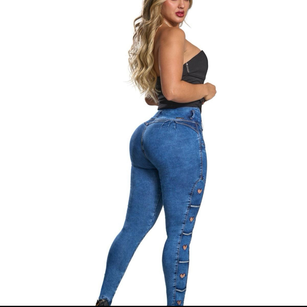 Florence Colombian Jean with internal girdle style LIPO 360