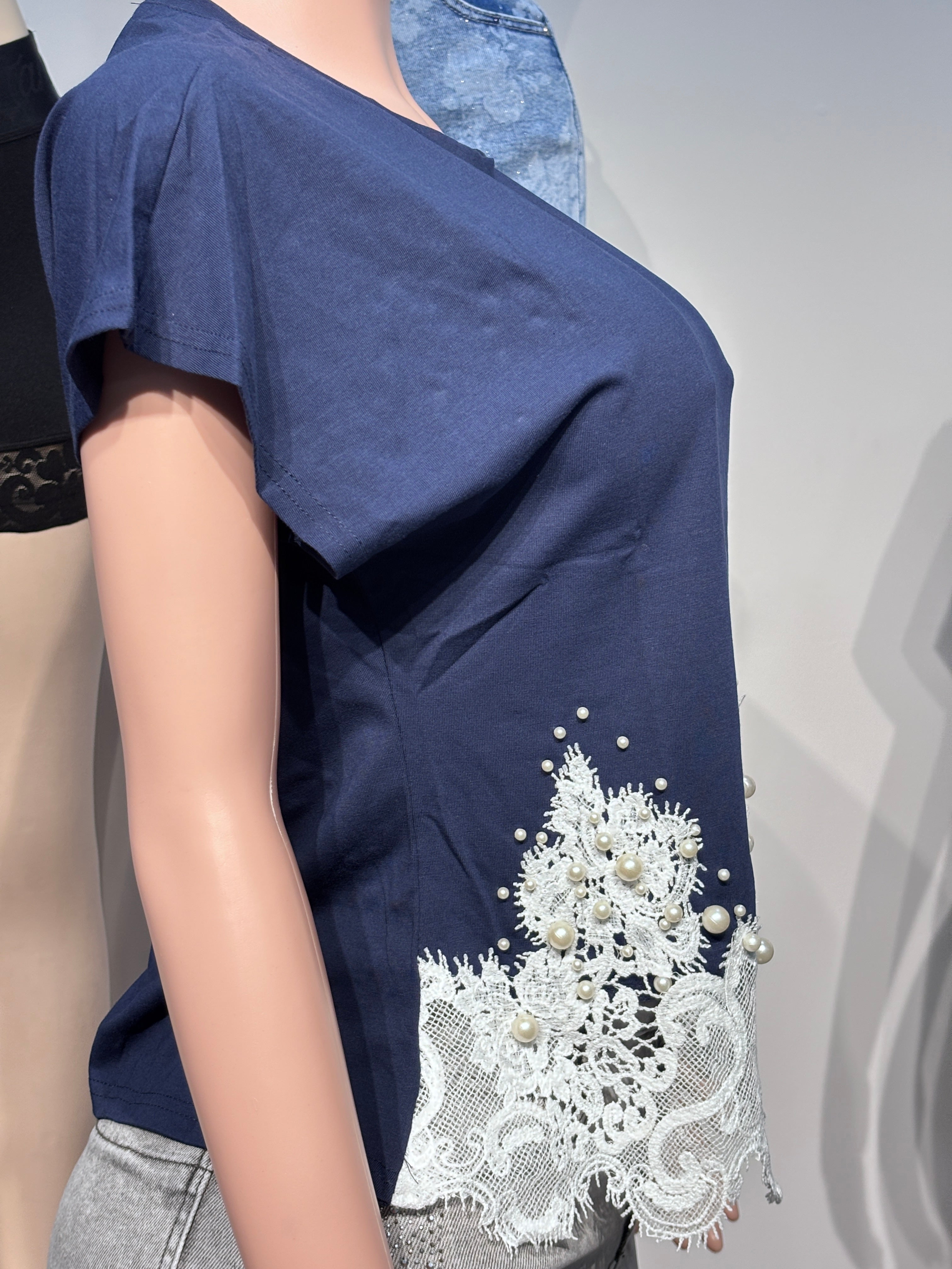 30392 Pearl Grace Lace Tee