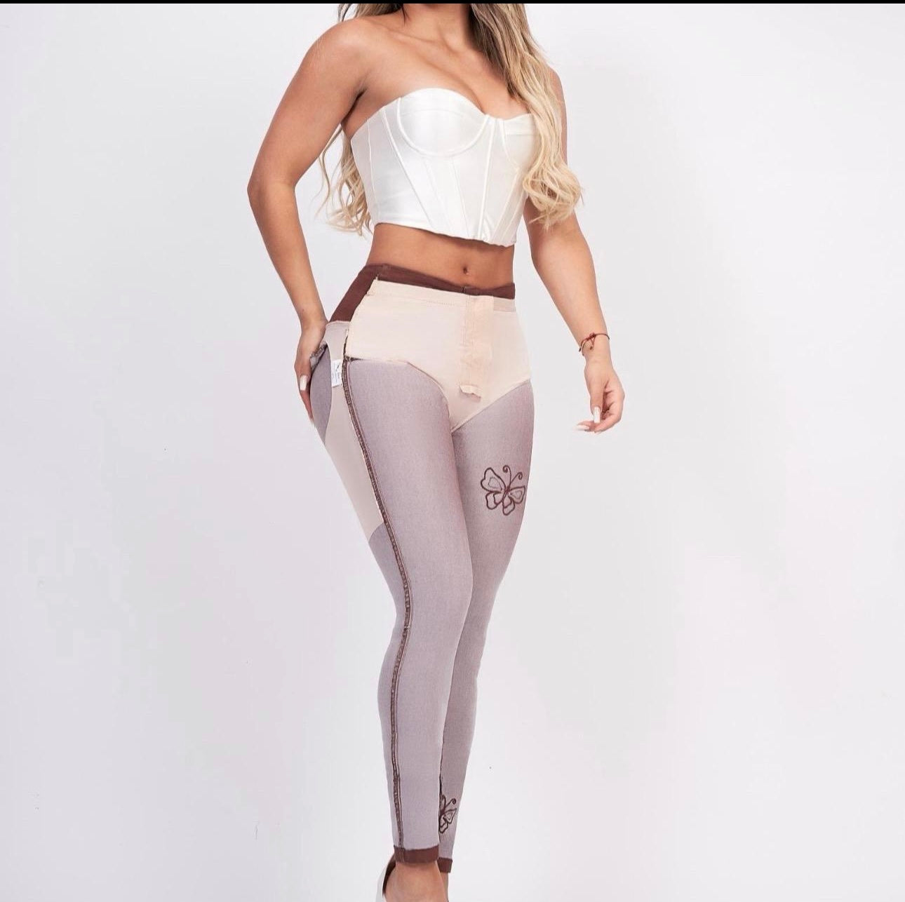 Rebeca Colombian Jean With Internal Girdle Style 180 & BBL