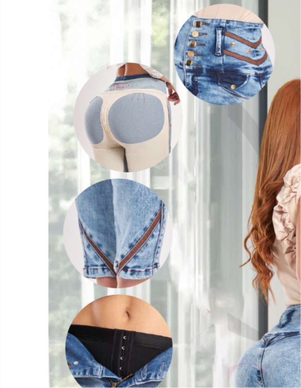 Stella Colombian Jean With internal girdle style BBL & 180 Panty