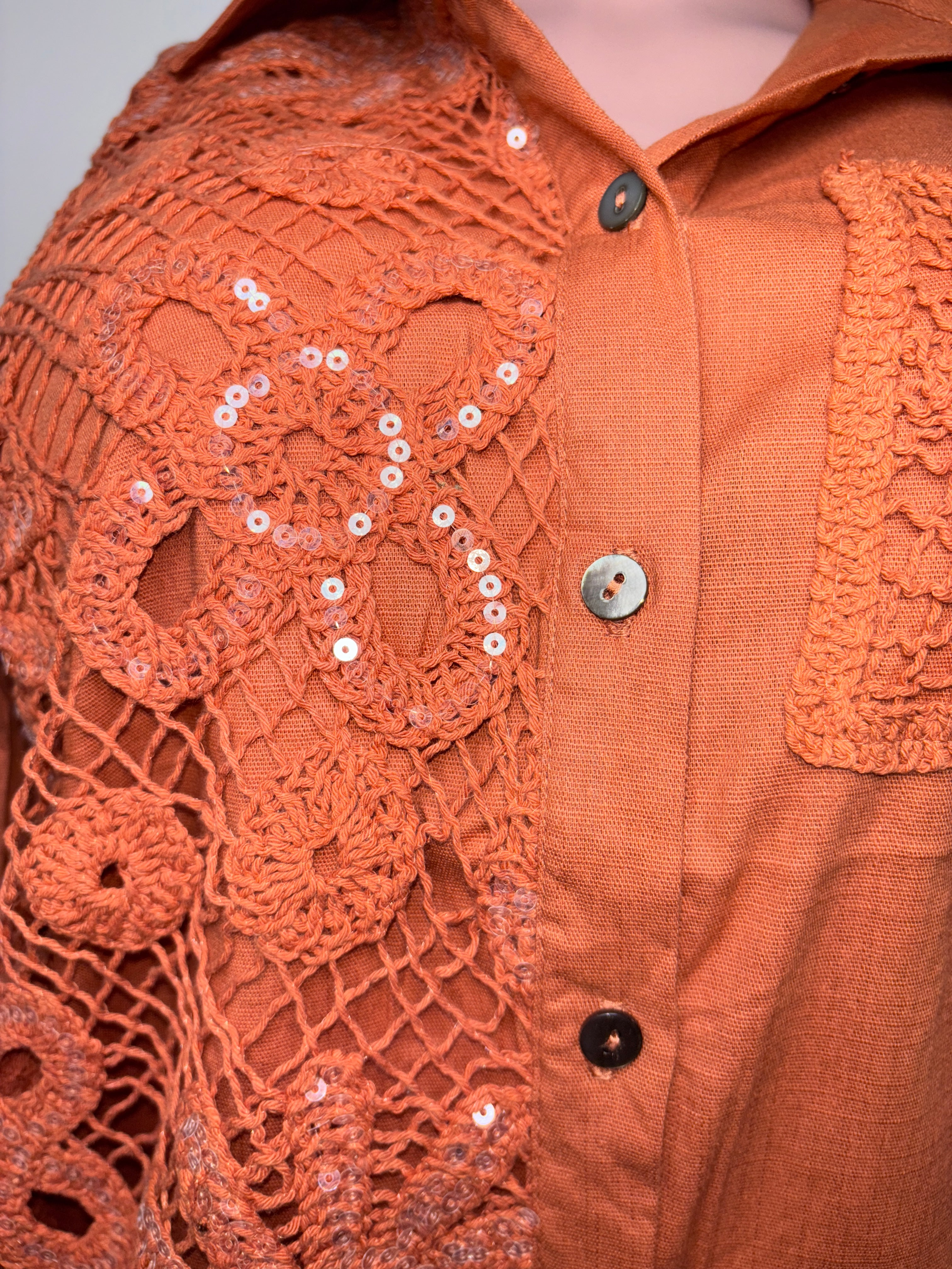 70872 Sunset Stitch Crochet Blouse