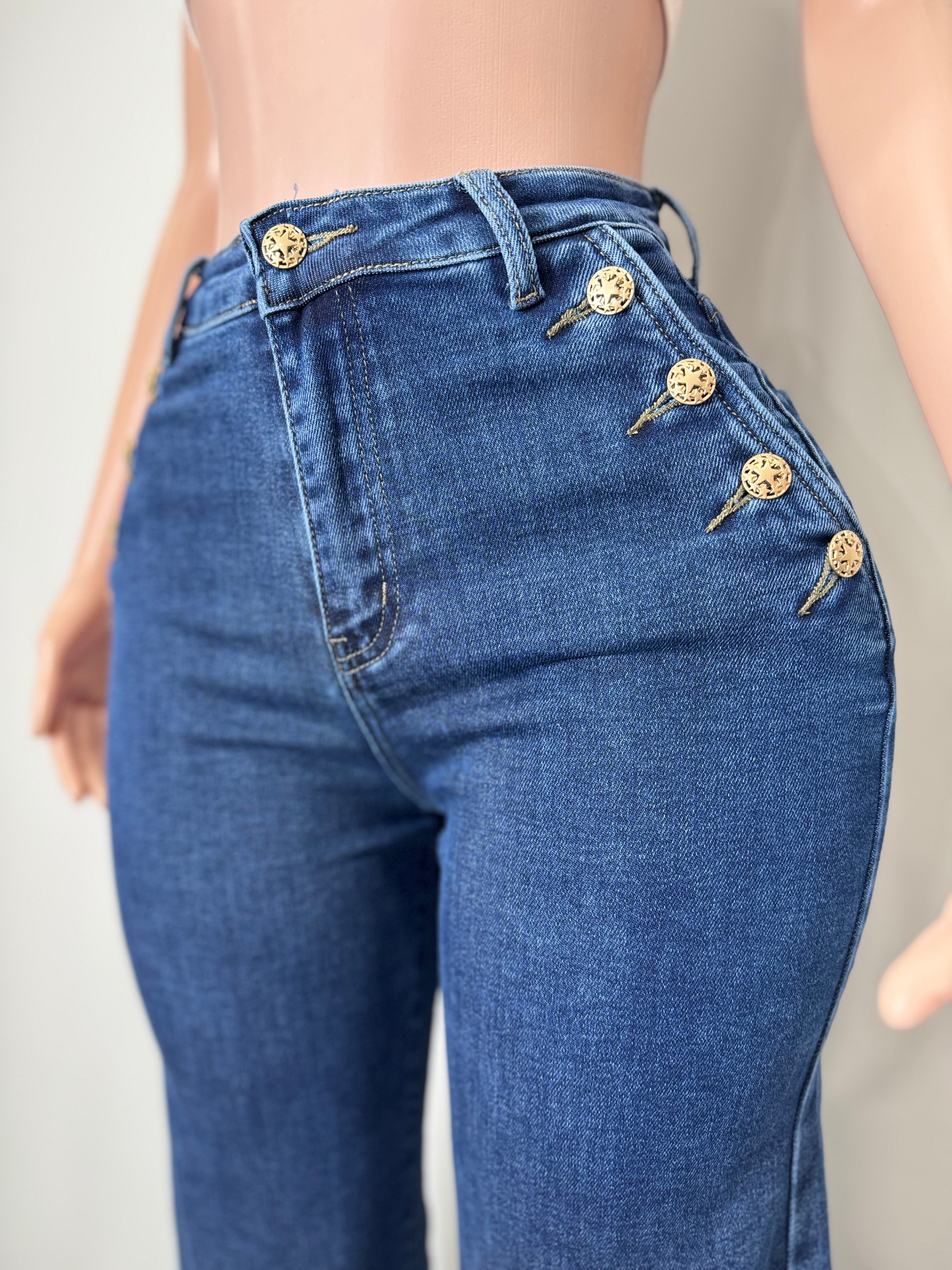 NR3260 Golden Crest Flare Jeans