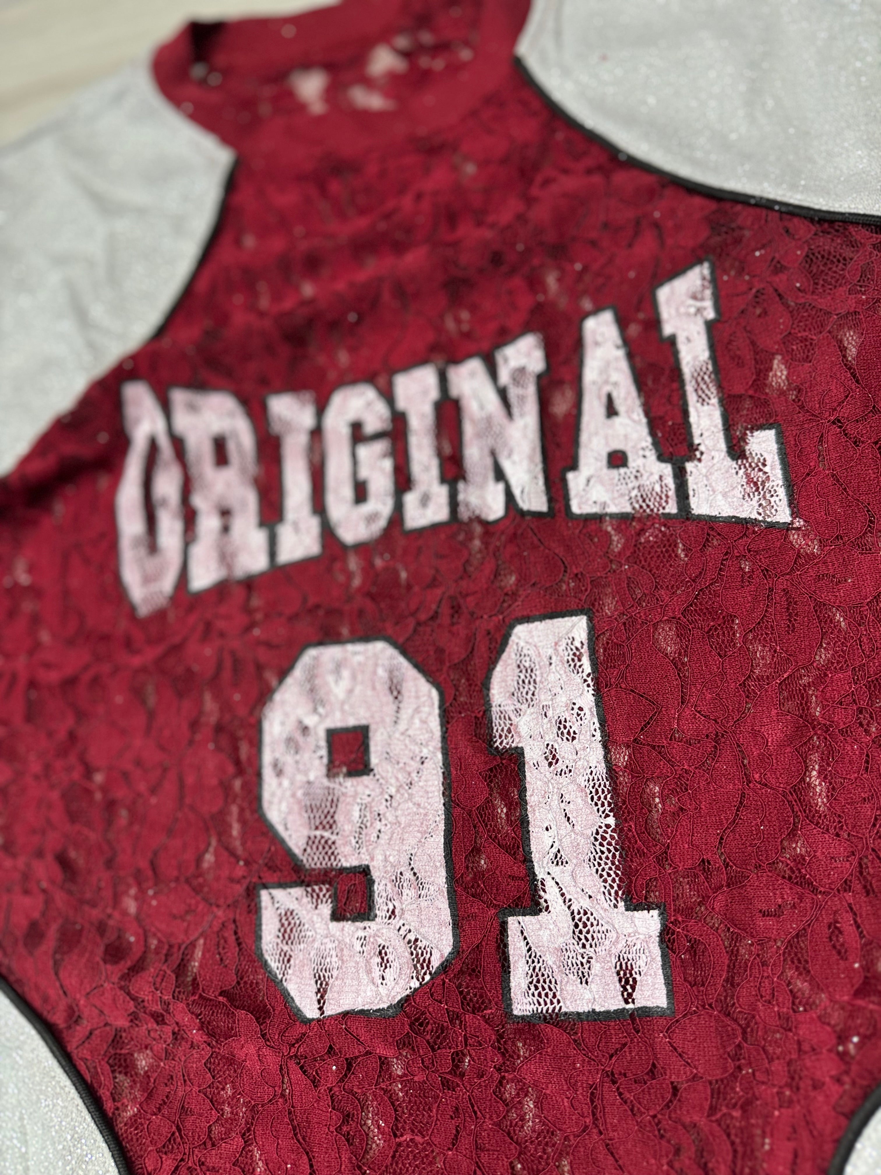 GTD1028 Lace League Varsity Top