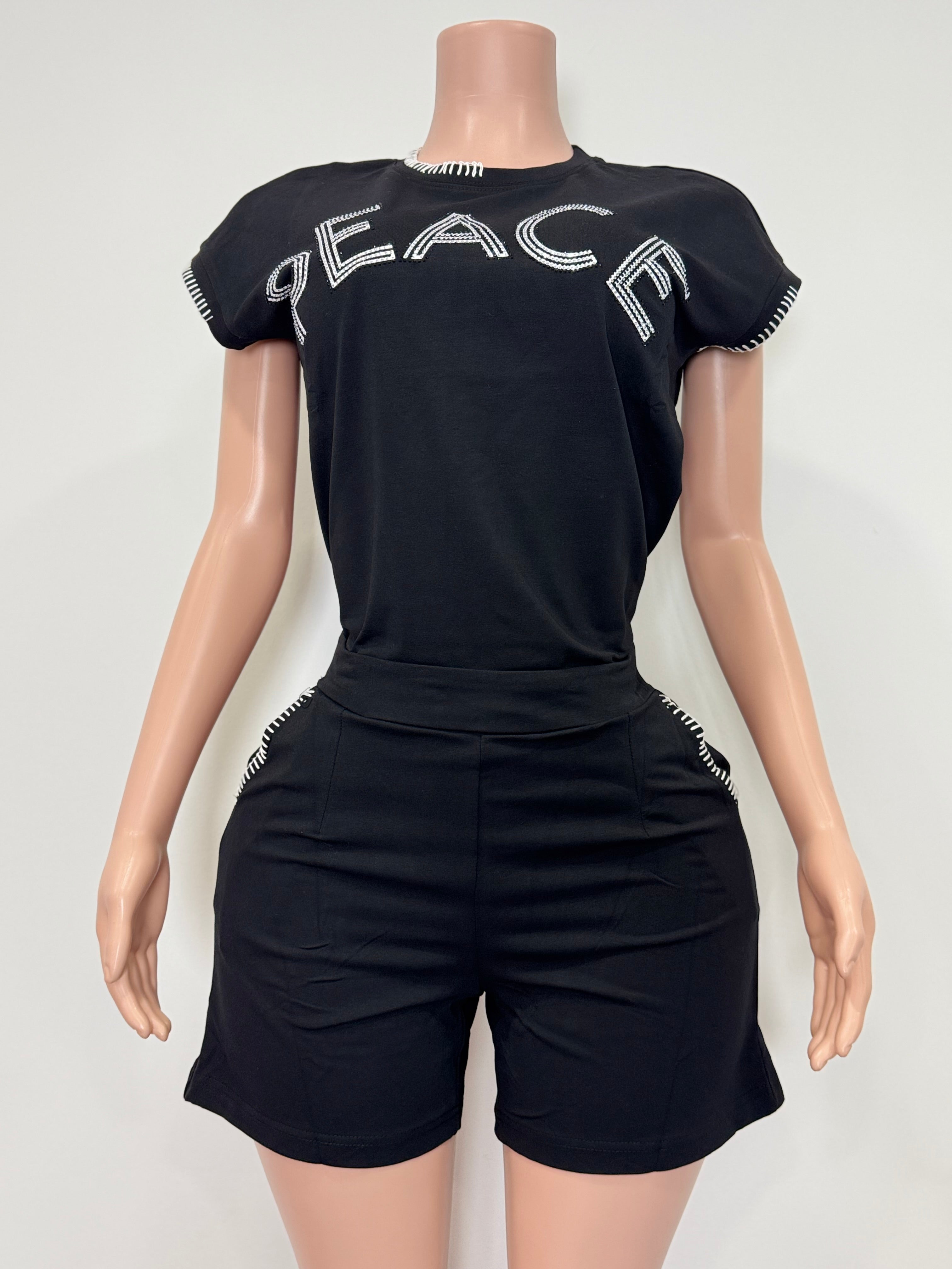 N1539 Peace Stitch Lounge Set