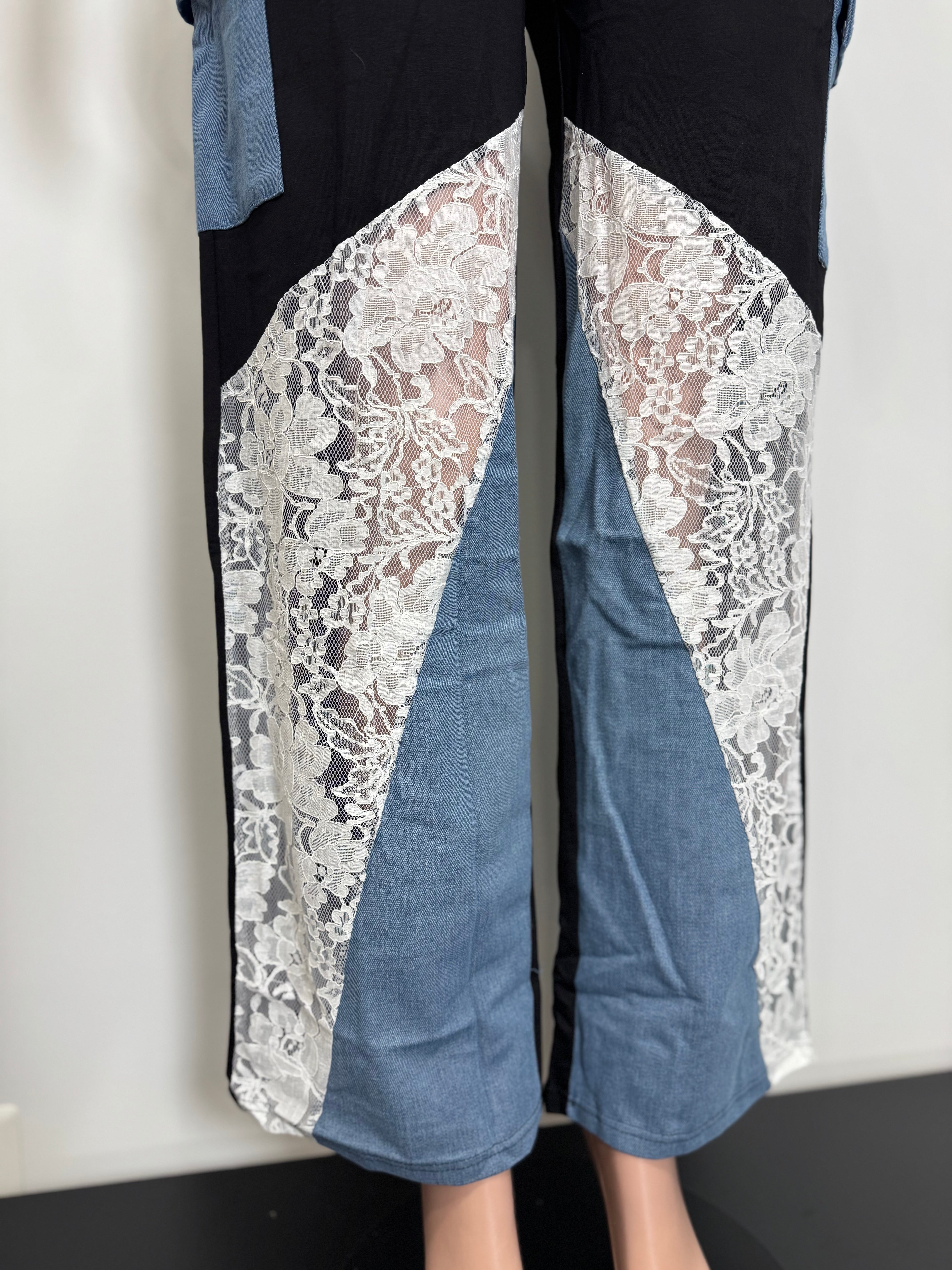 D1003 Lace Patchwork Utility Set