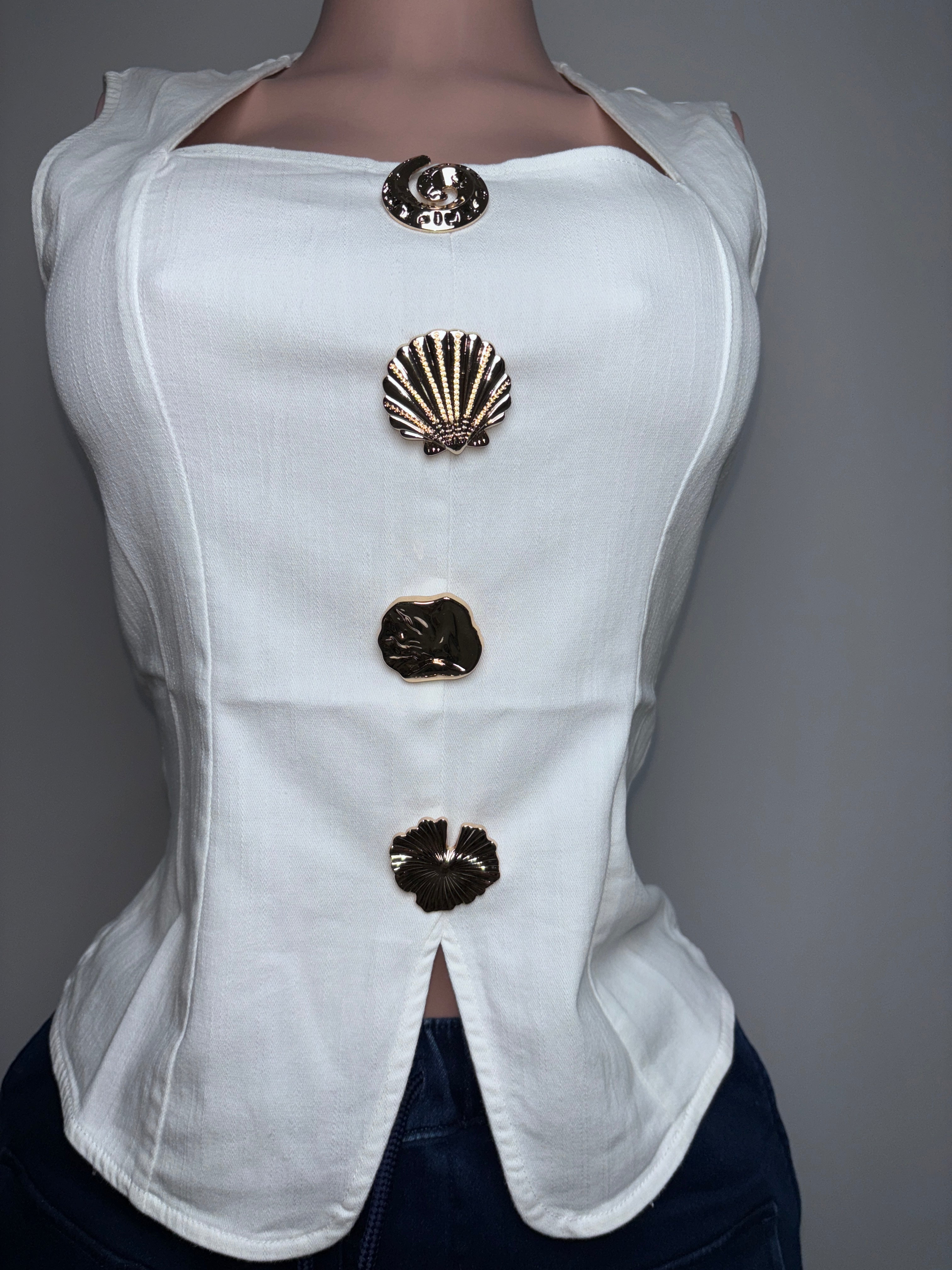 TX70871 Oceana Charm Corset Top