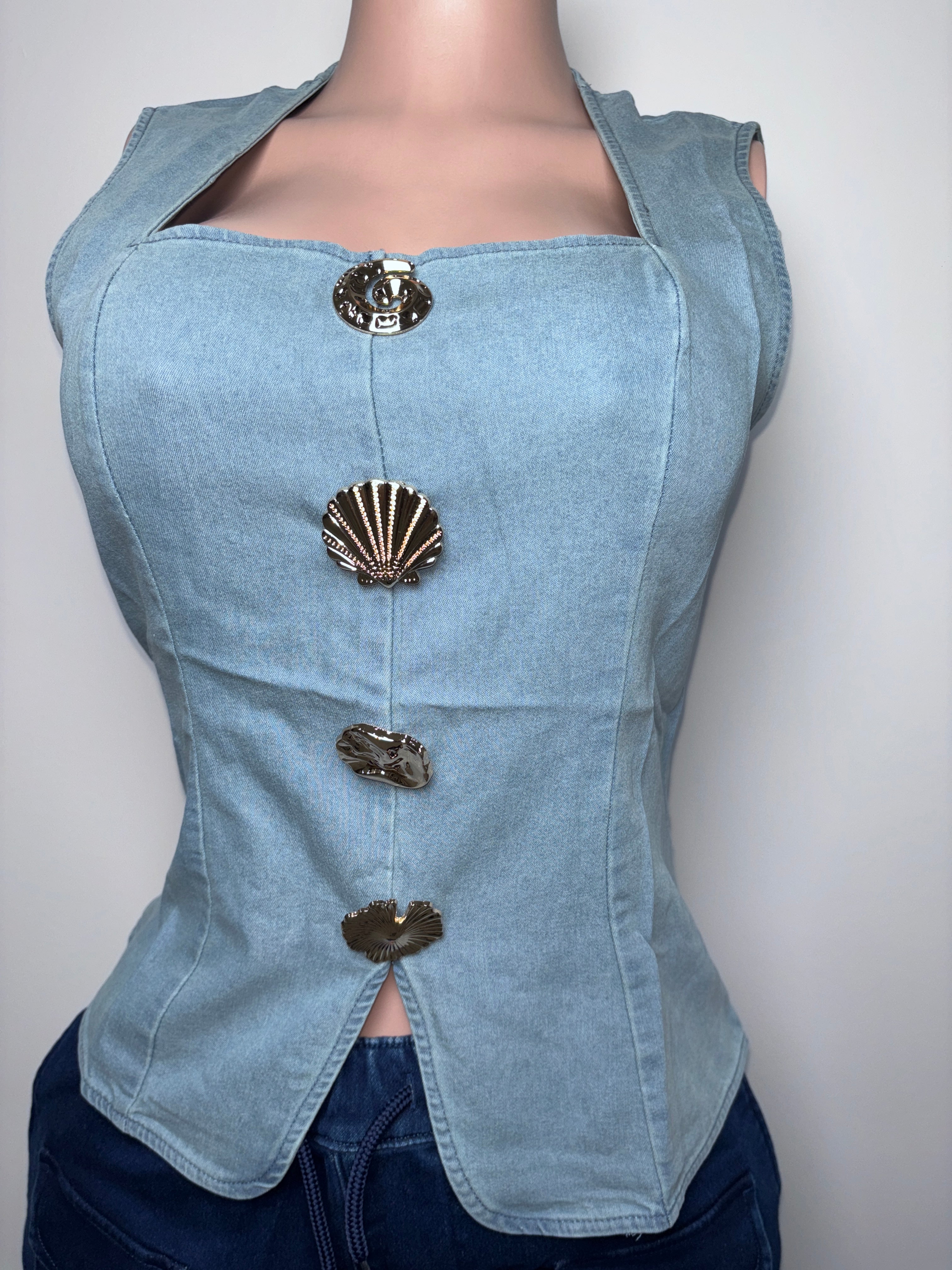 TX70871 Oceana Charm Corset Top