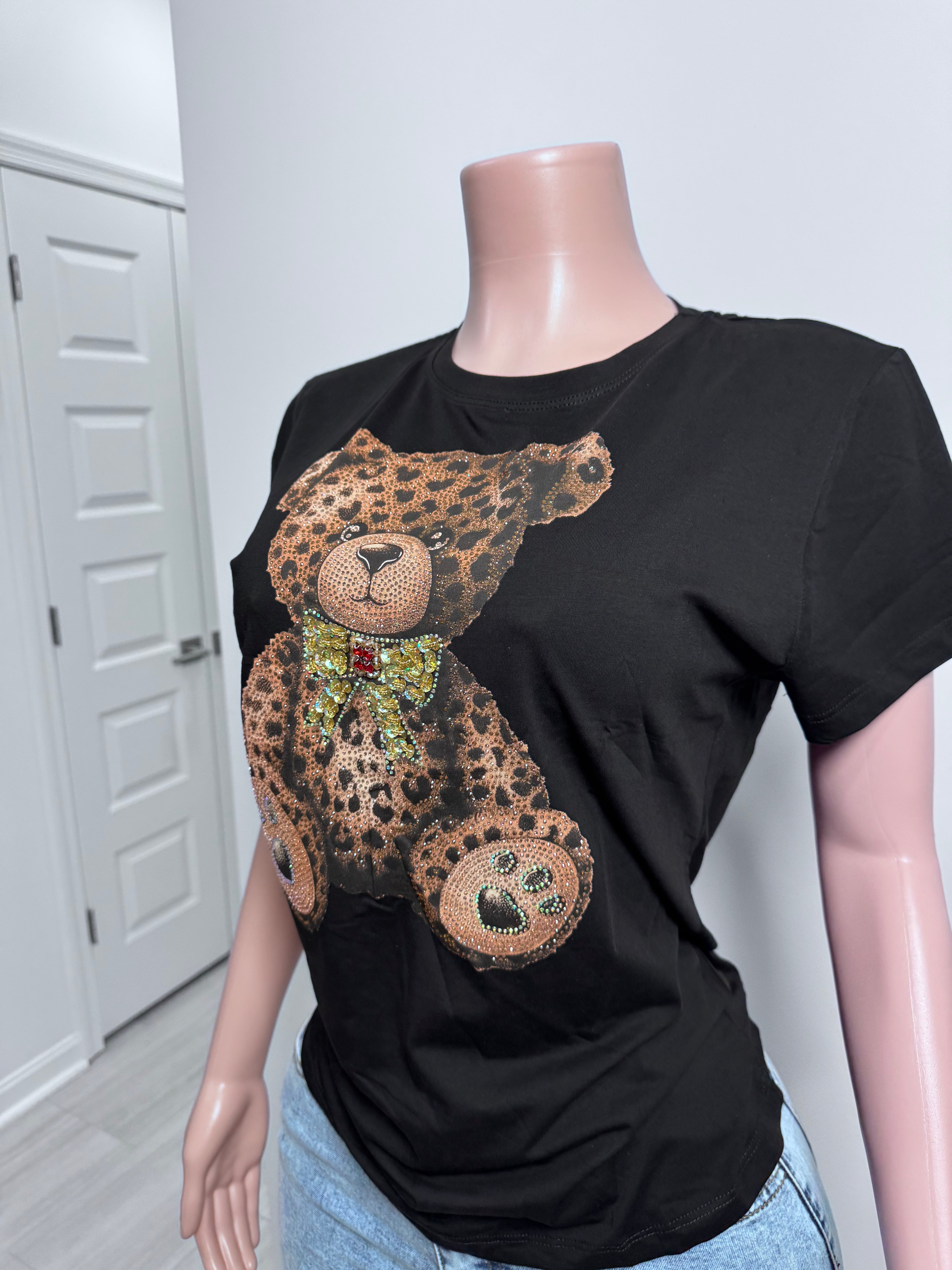 K0015 Wild Bling Bear Tee