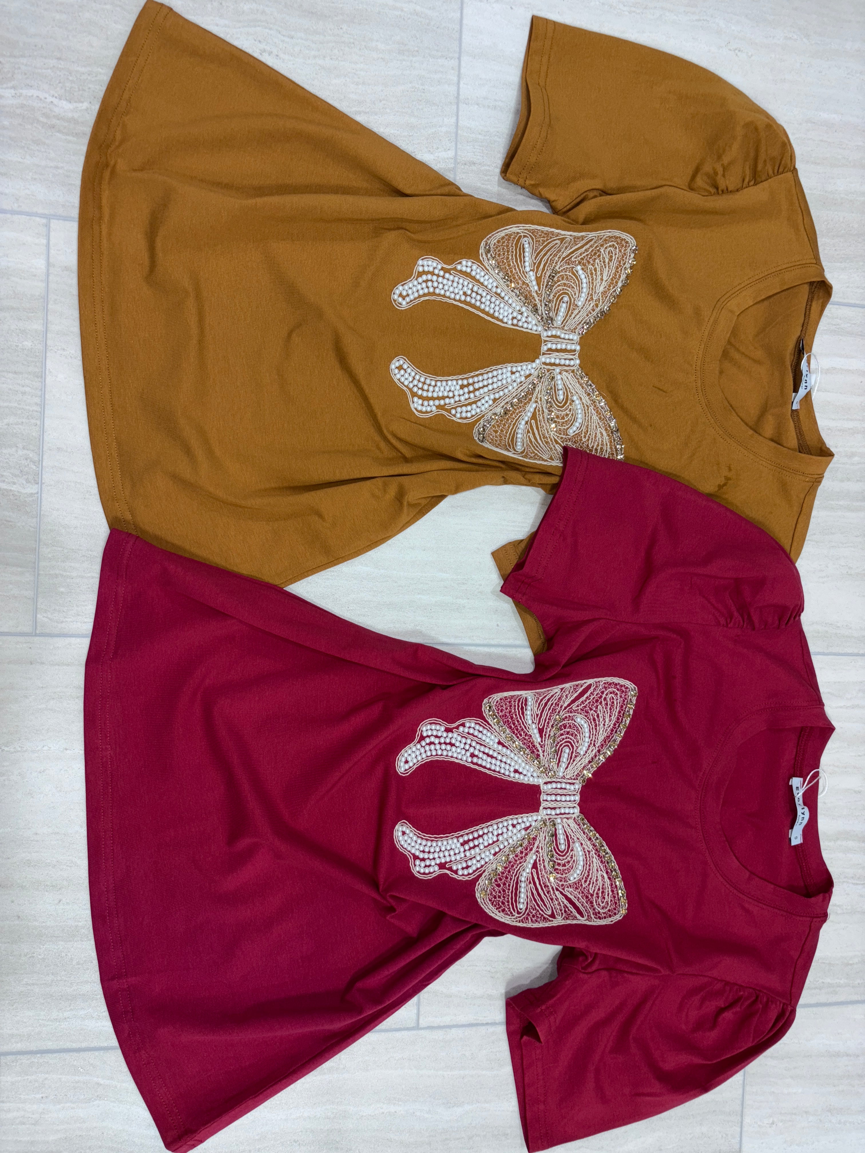 N1628 x Golden Bow Glam Tee