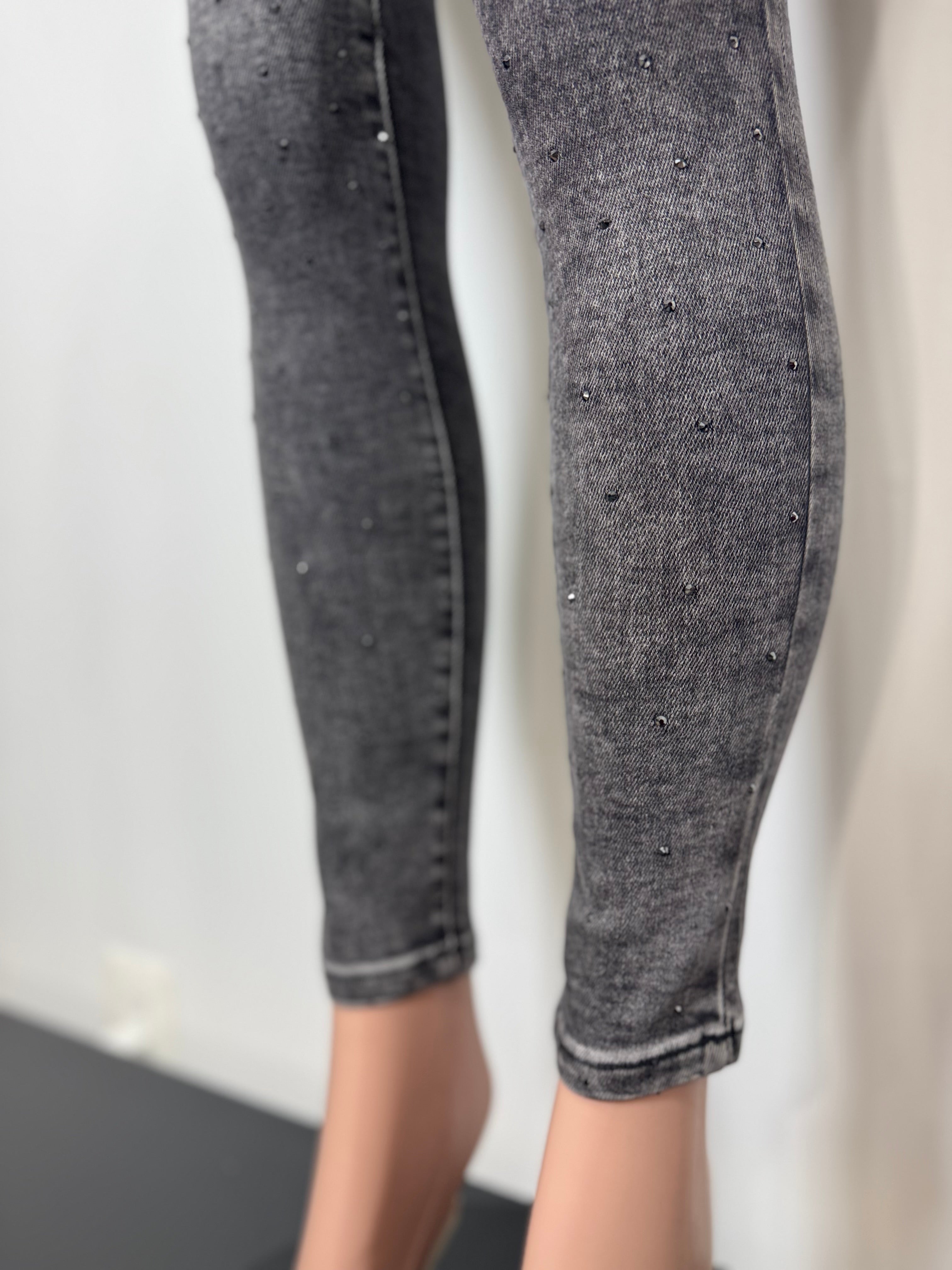 G42-3-A Midnight Sparkle Skinny Jeans