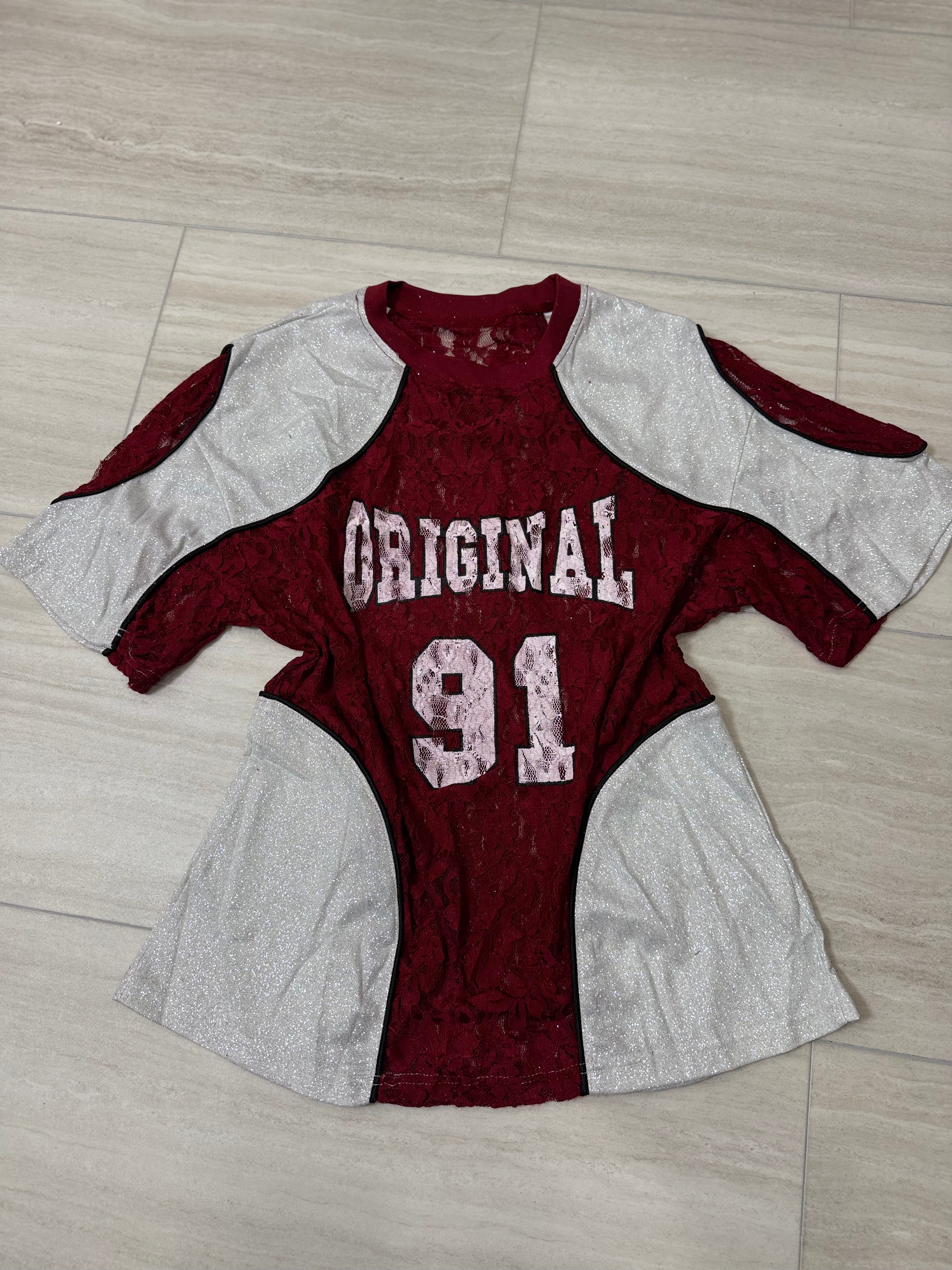 GTD1028 Lace League Varsity Top