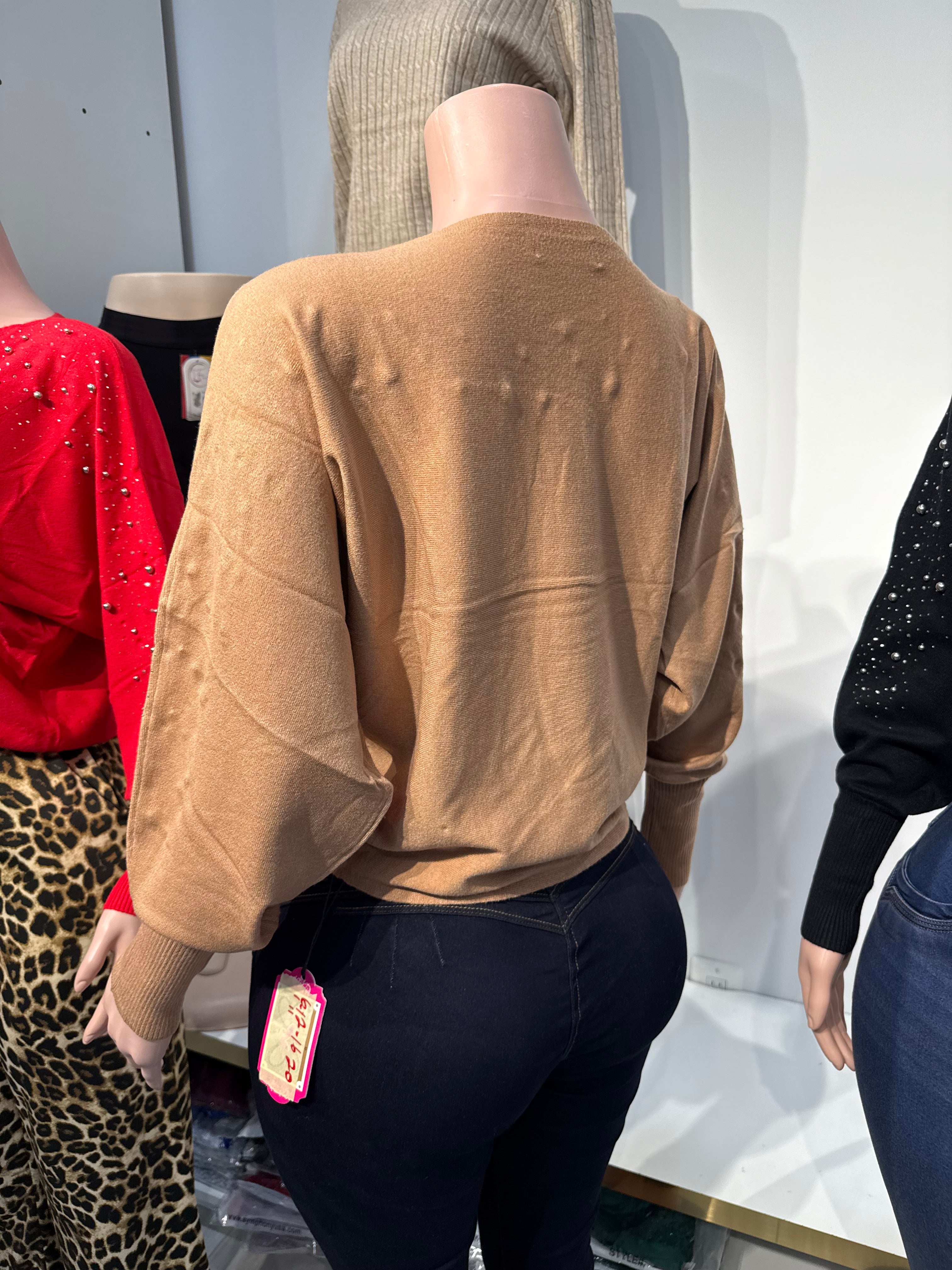 5813 Pearl Whisper Knit Top